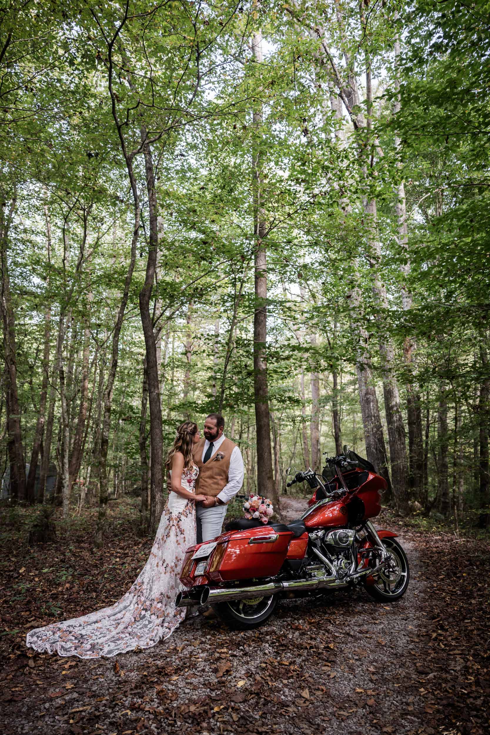Harley Davidson Themed Elopement 