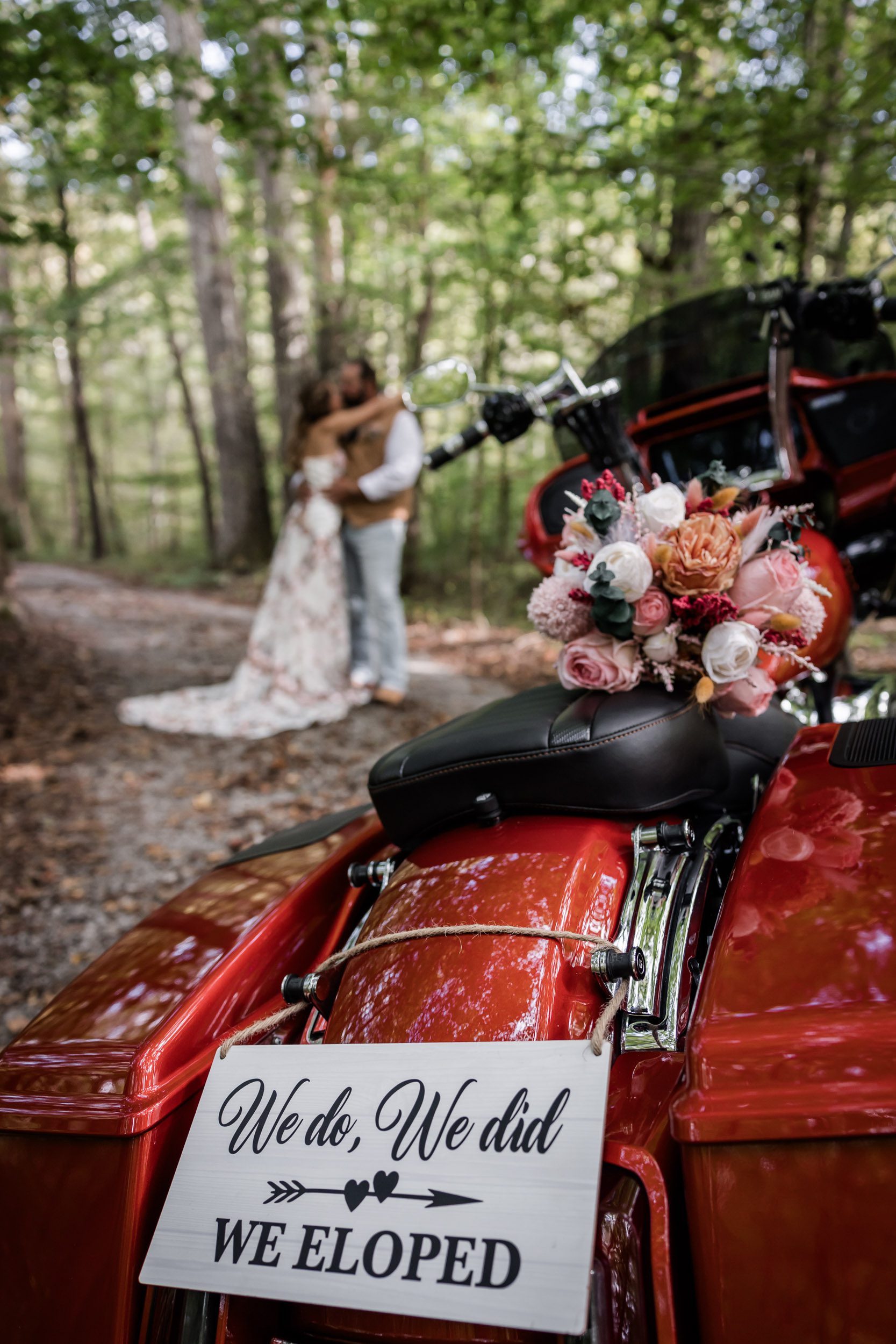 Harley Davidson Themed Elopement 