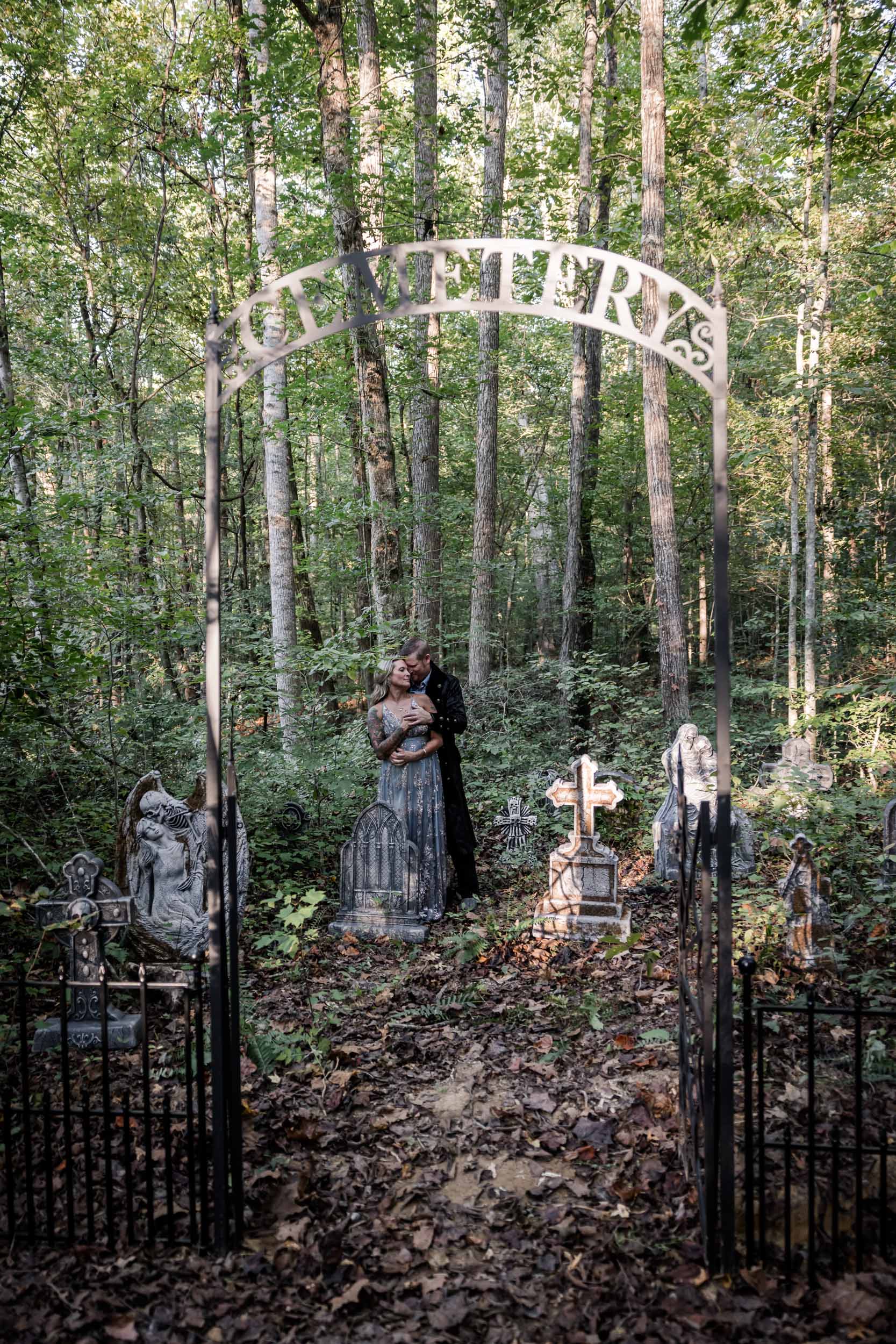 Cemetery Wedding Photos