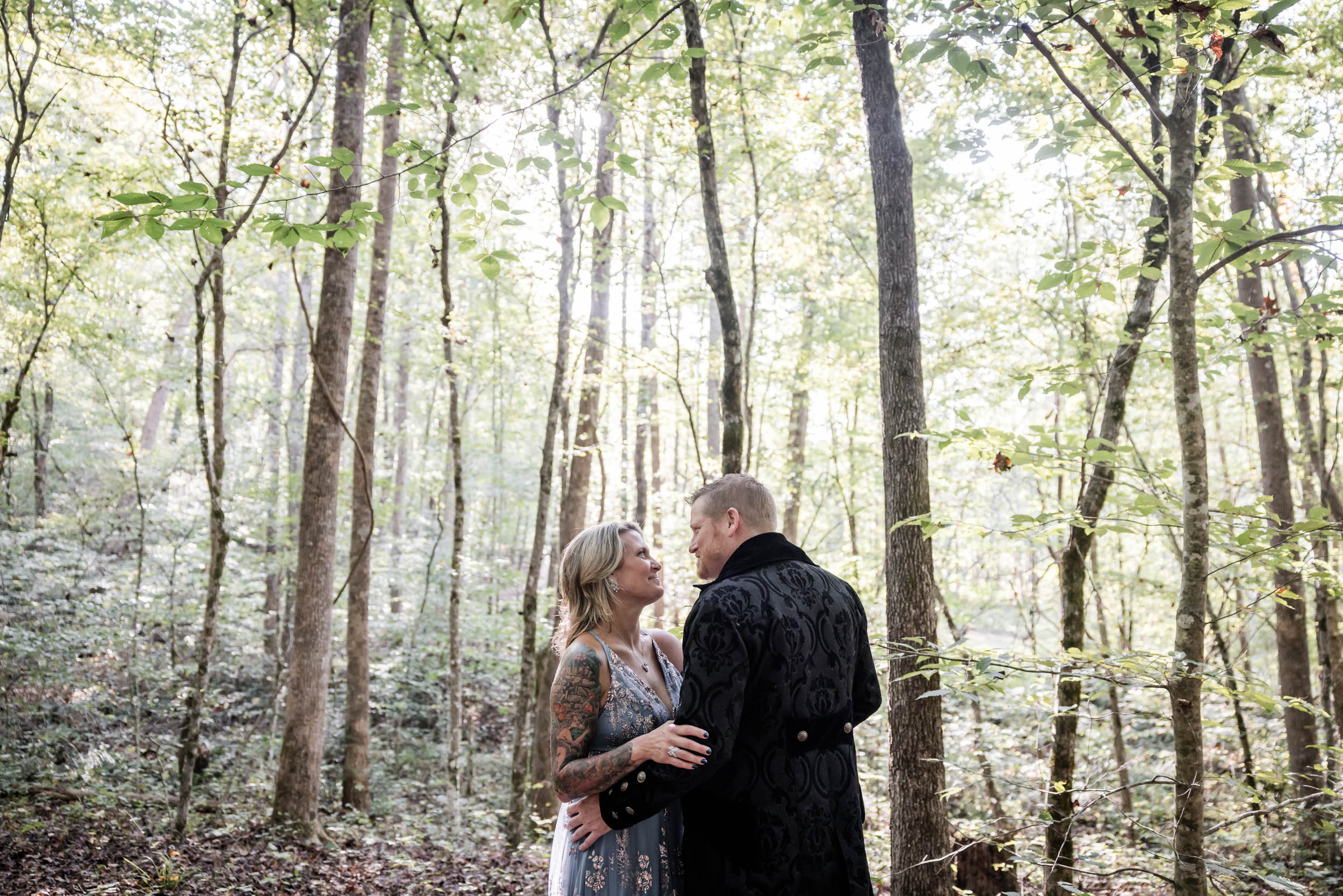 Smoky Mountain Bride and Groom