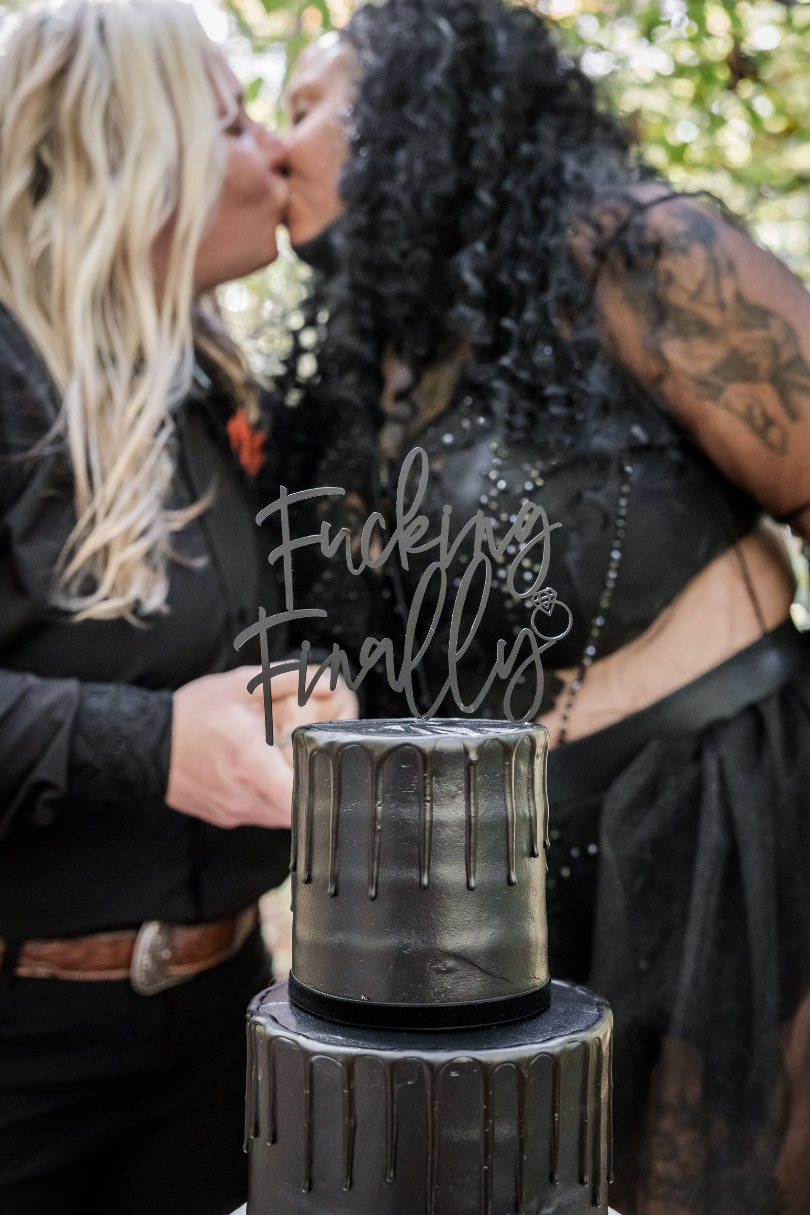 Fucking Finally Cake Topper 