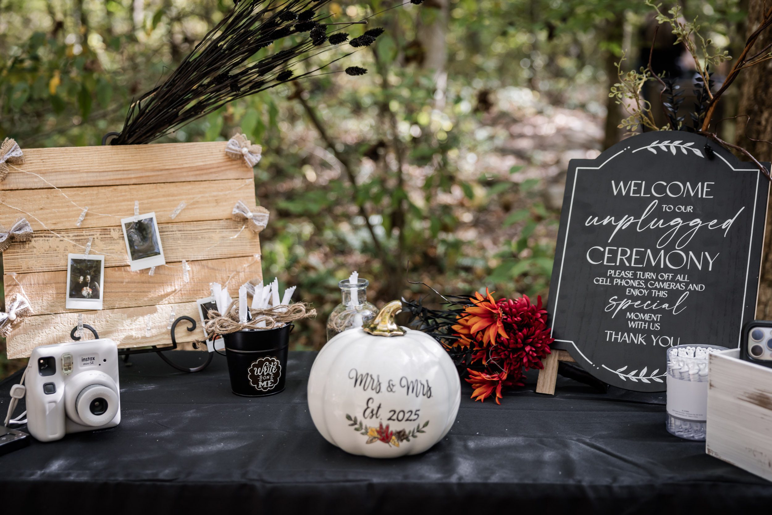 Wedding Welcome Table Ideas 