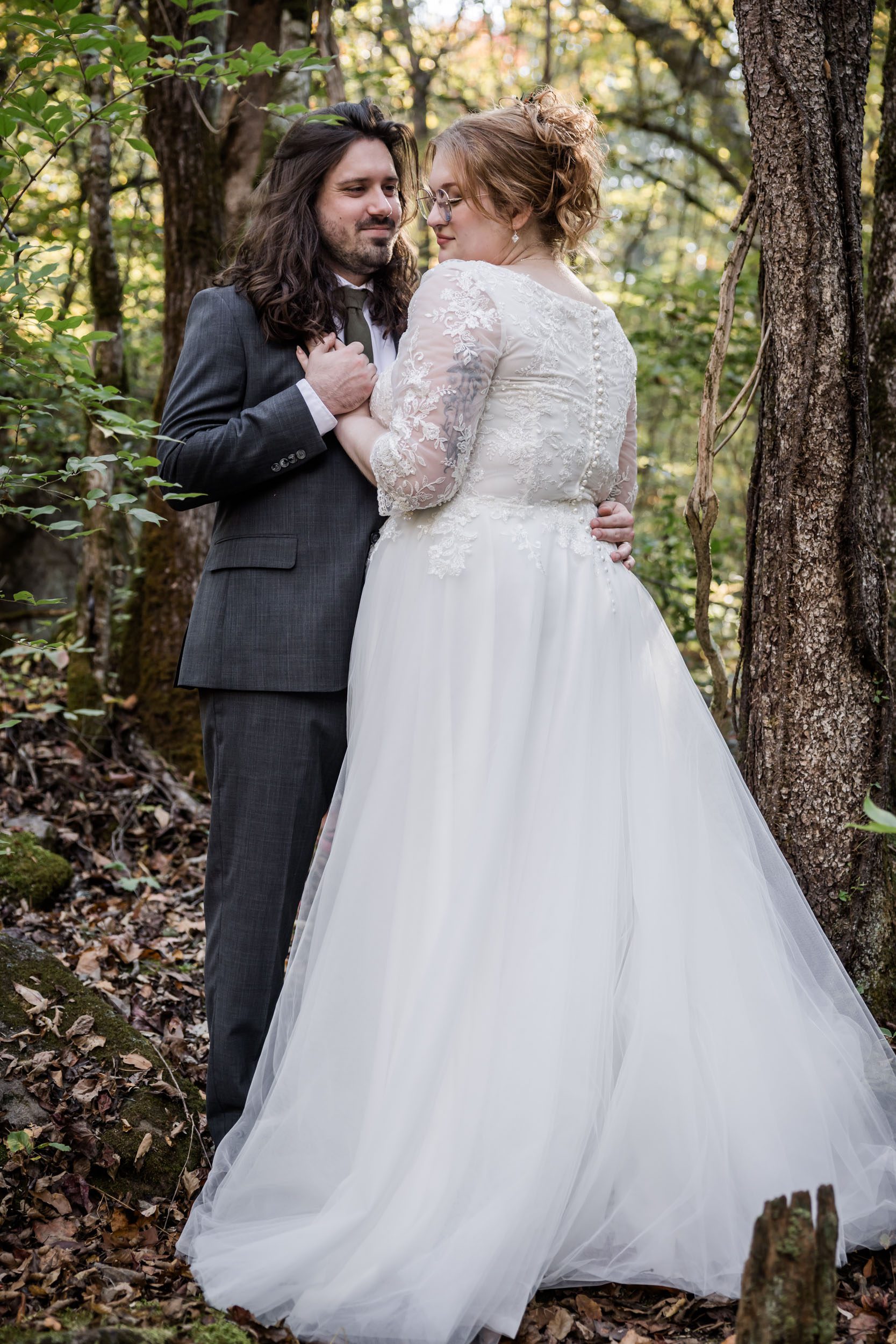 October Forest Elopement Photography 