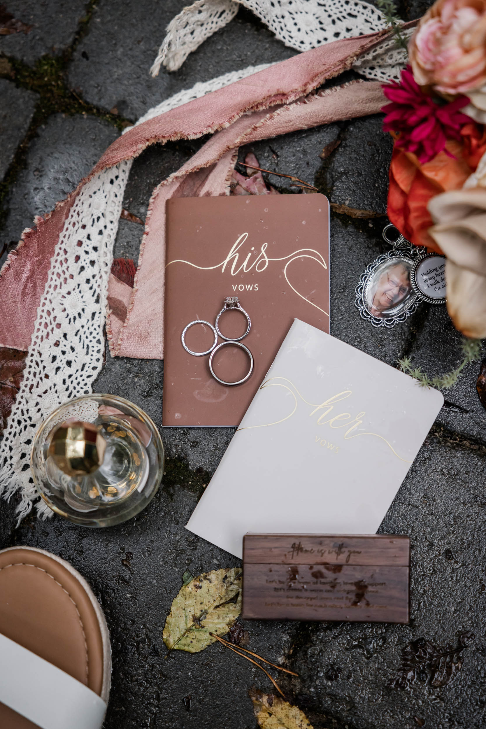 Wedding Rings and Vow Books 