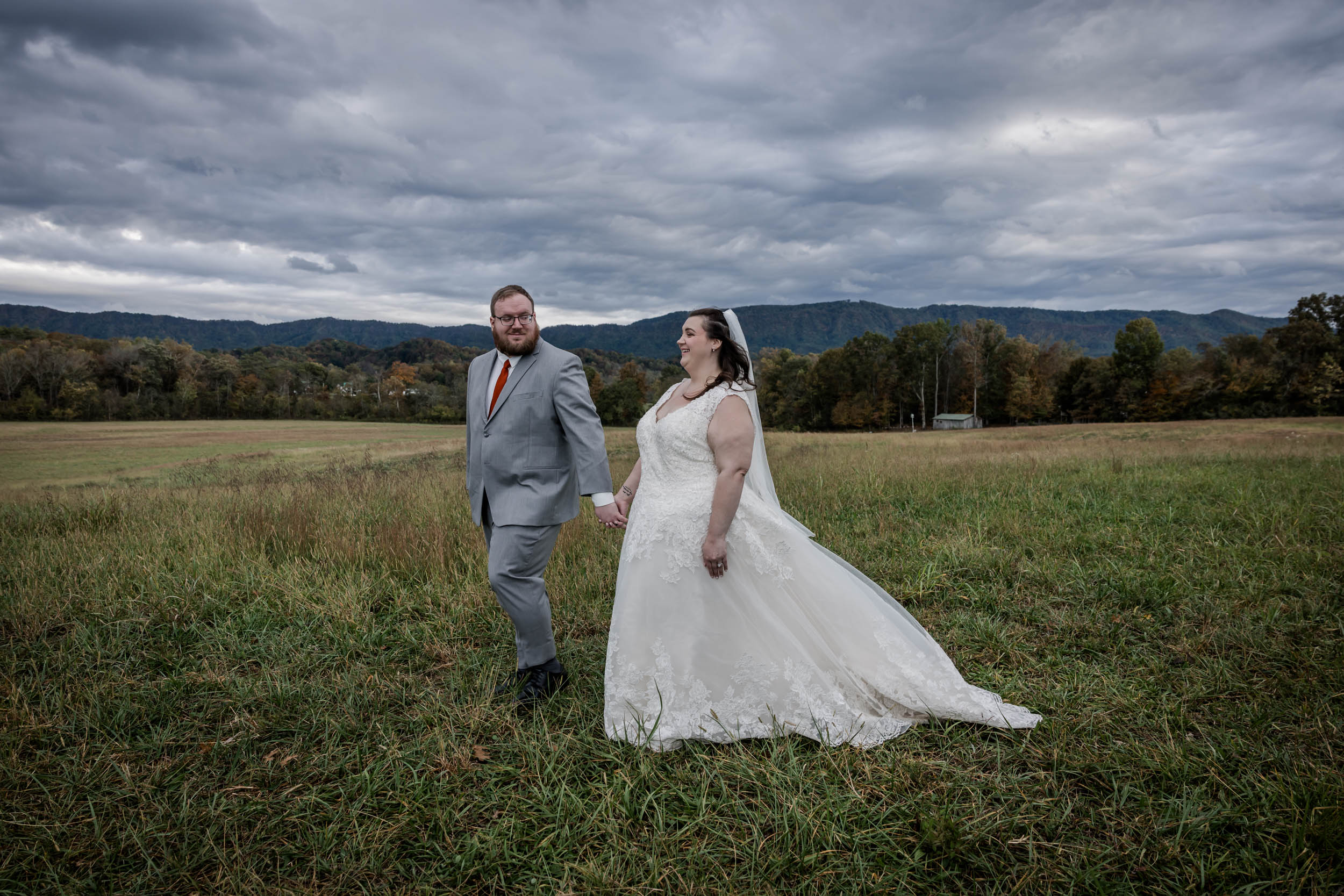 Romantic October Evening Wedding 