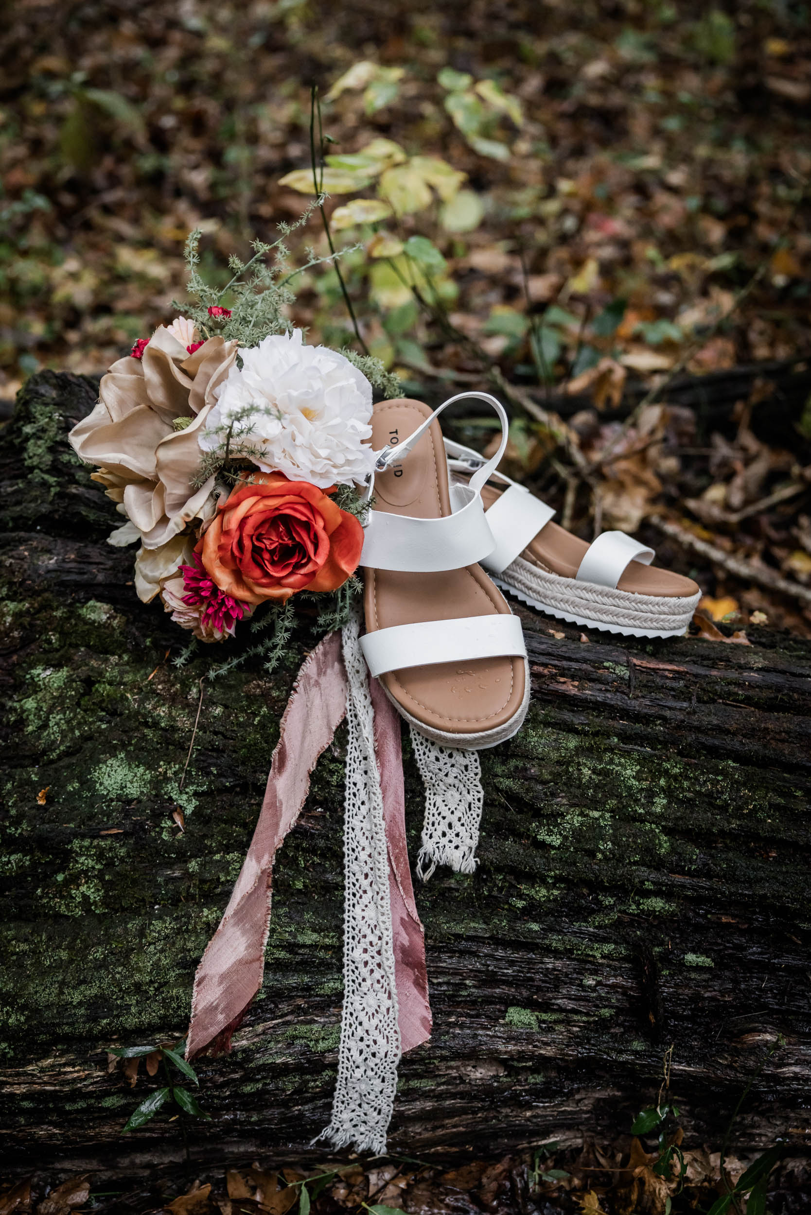 Wedding Bouquet and Wedding Shoes 