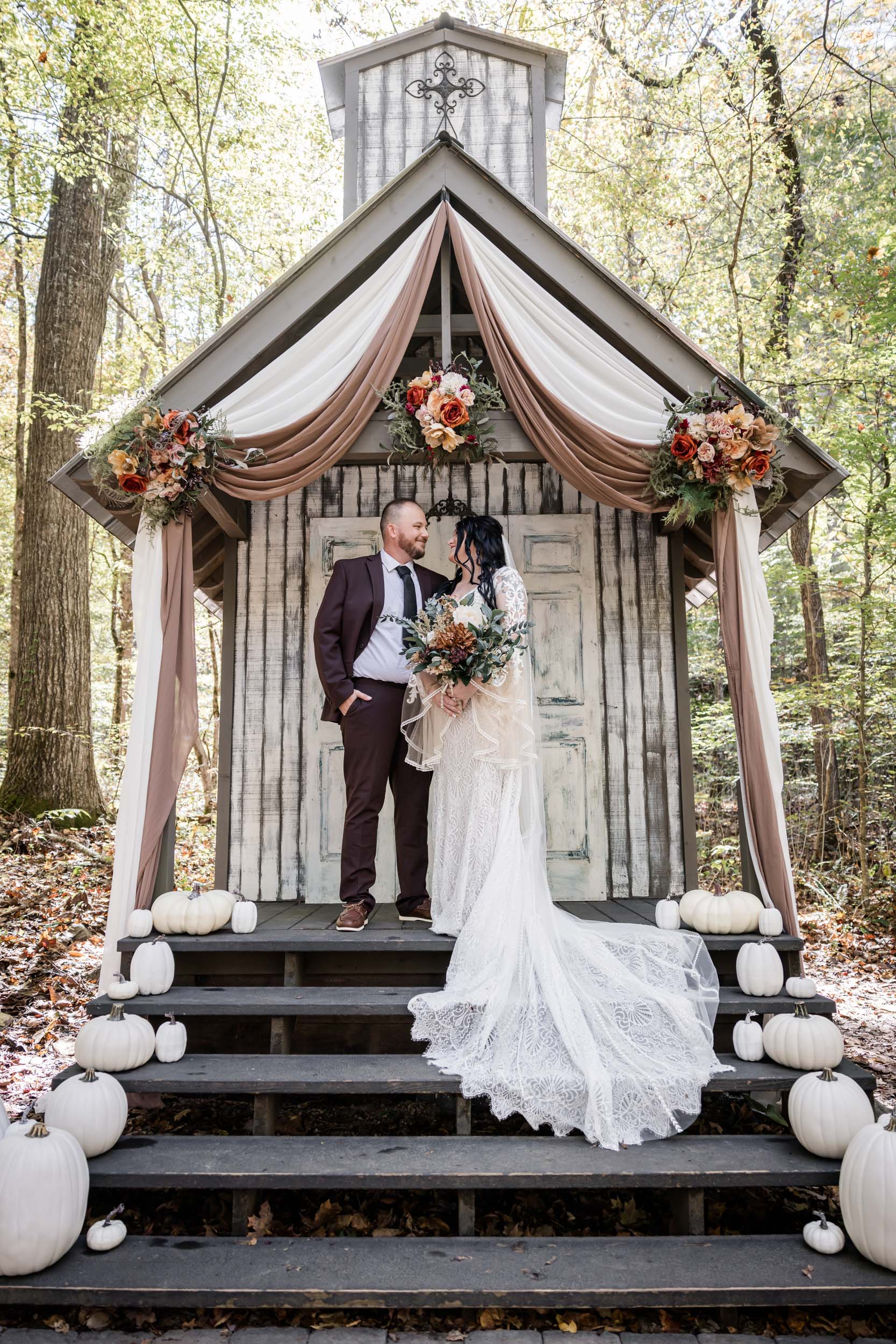 White Pumpkin October Elopement 