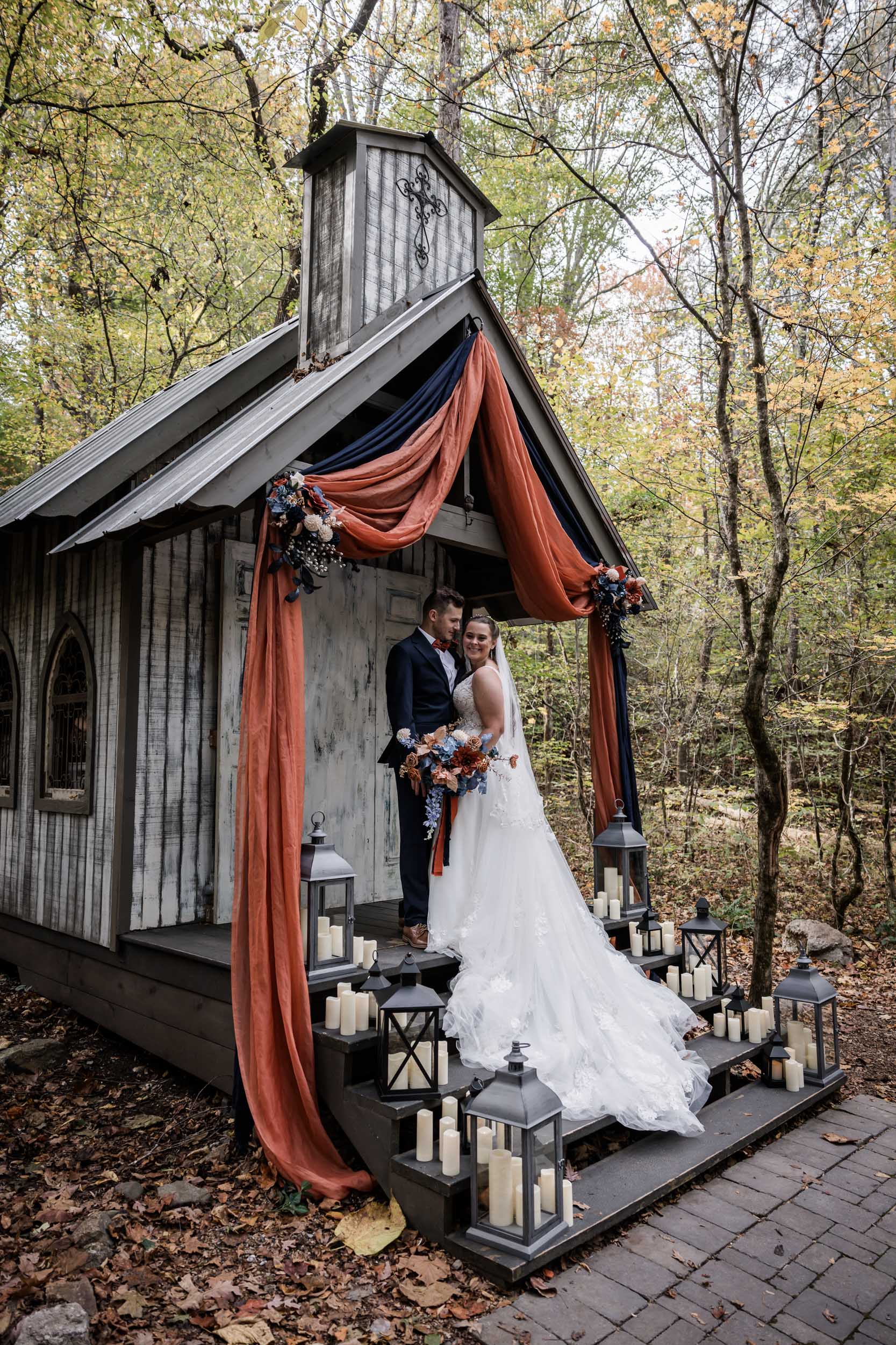 Autumn October Morning Micro Wedding