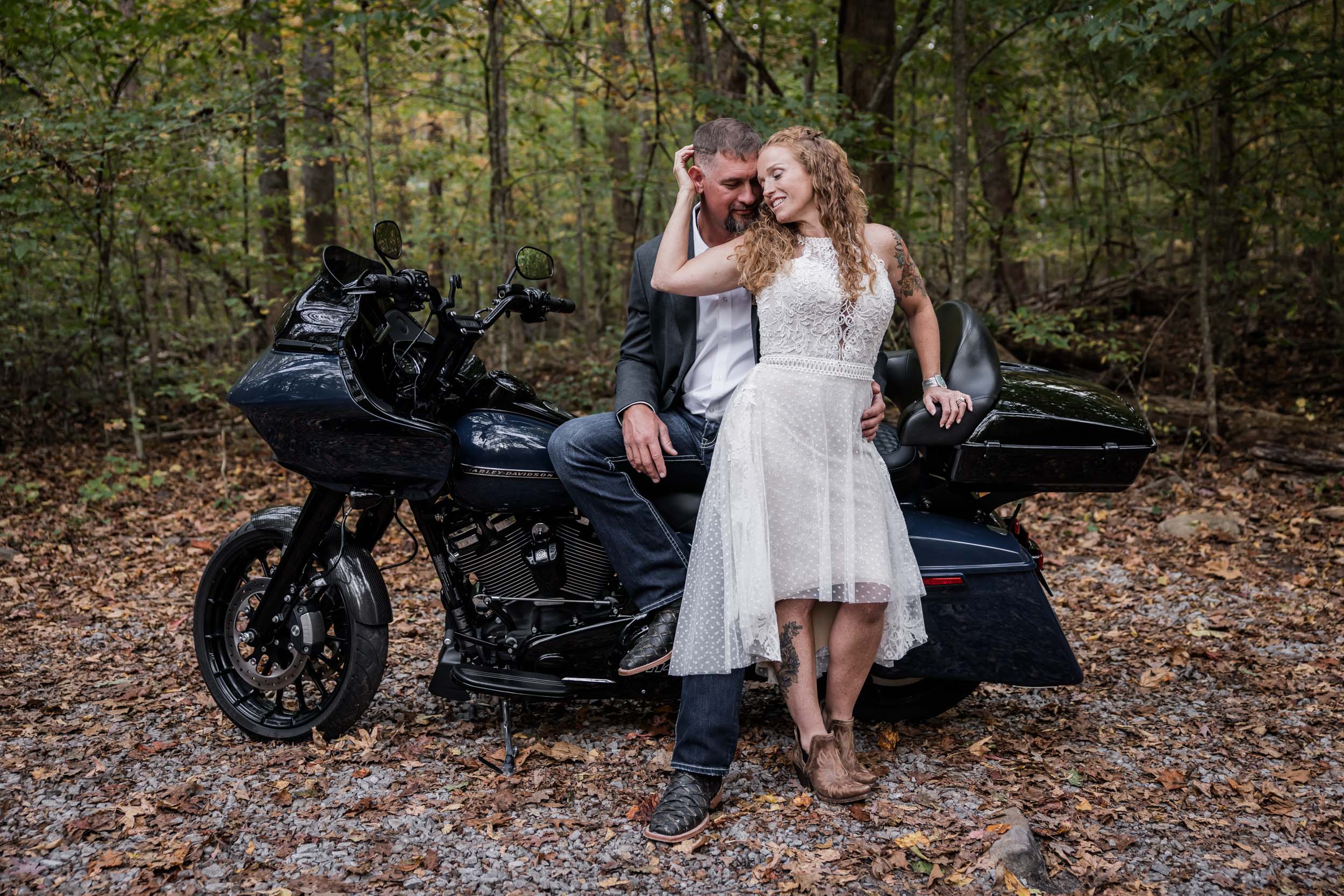 Forest Biker Wedding