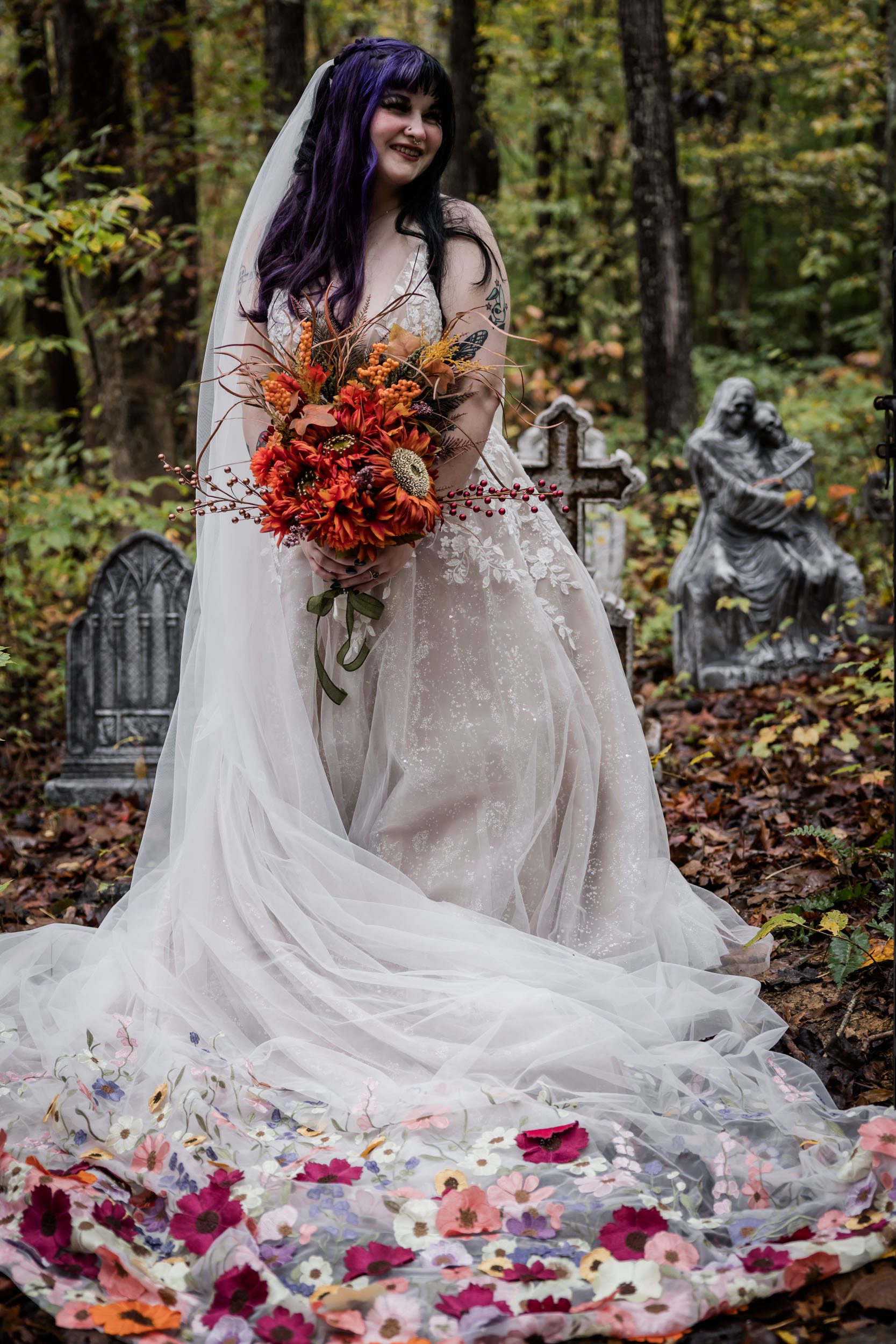 Moody October Wedding Photography 