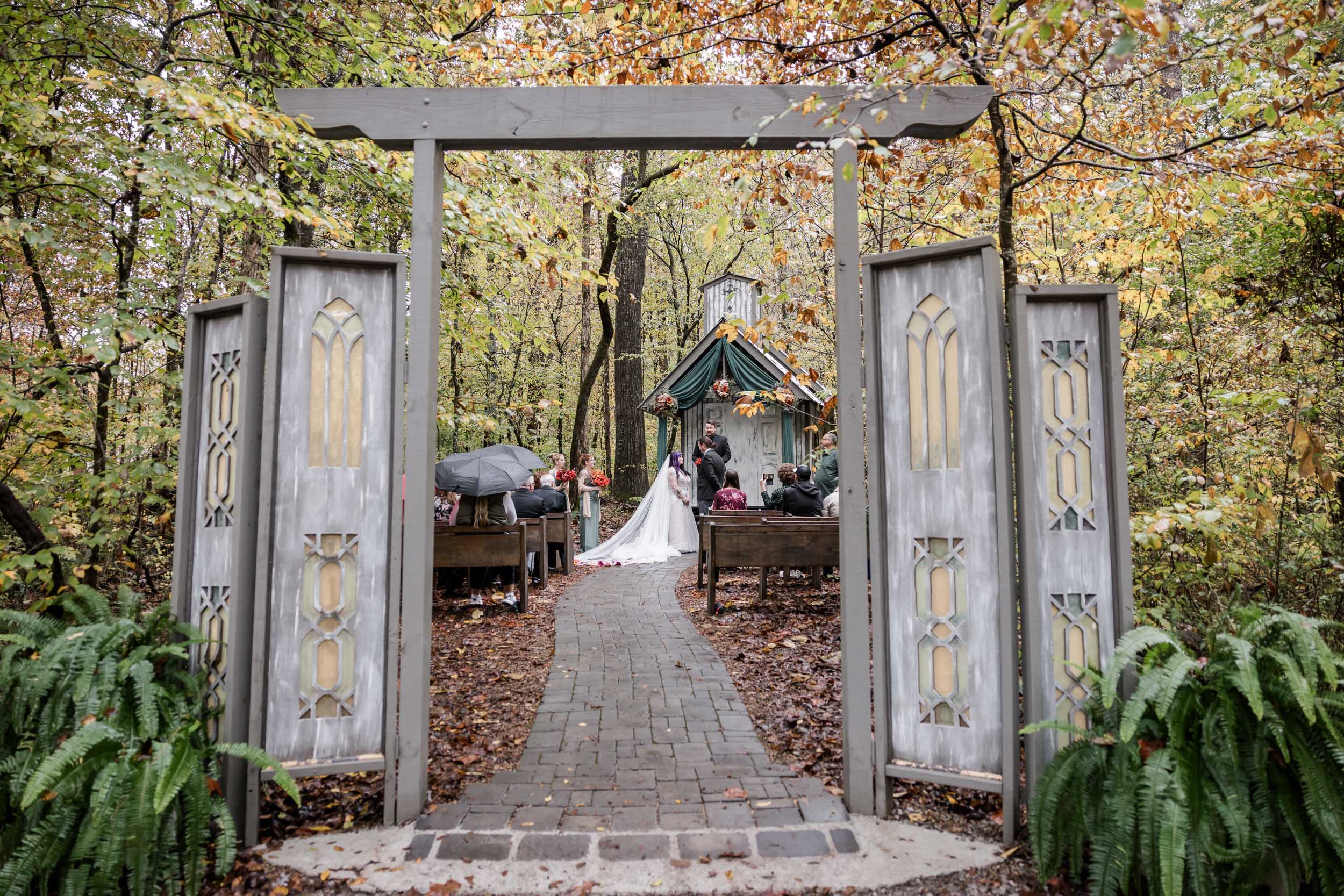 Moody October Morning Micro Wedding 