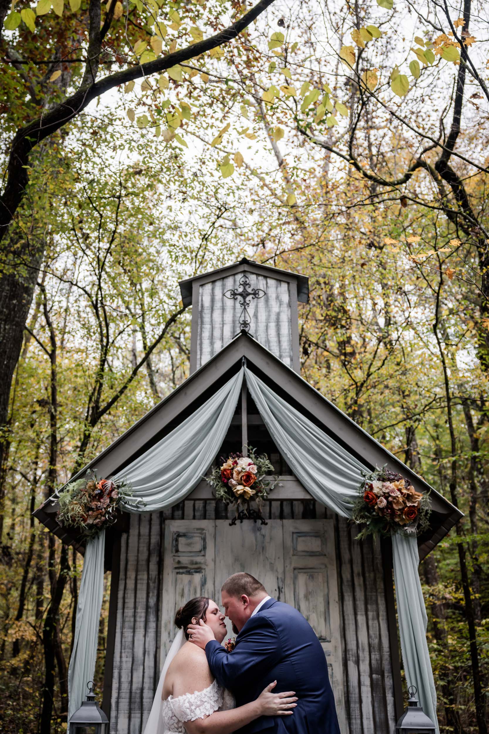 Smoky Mountain Bride and Groom 