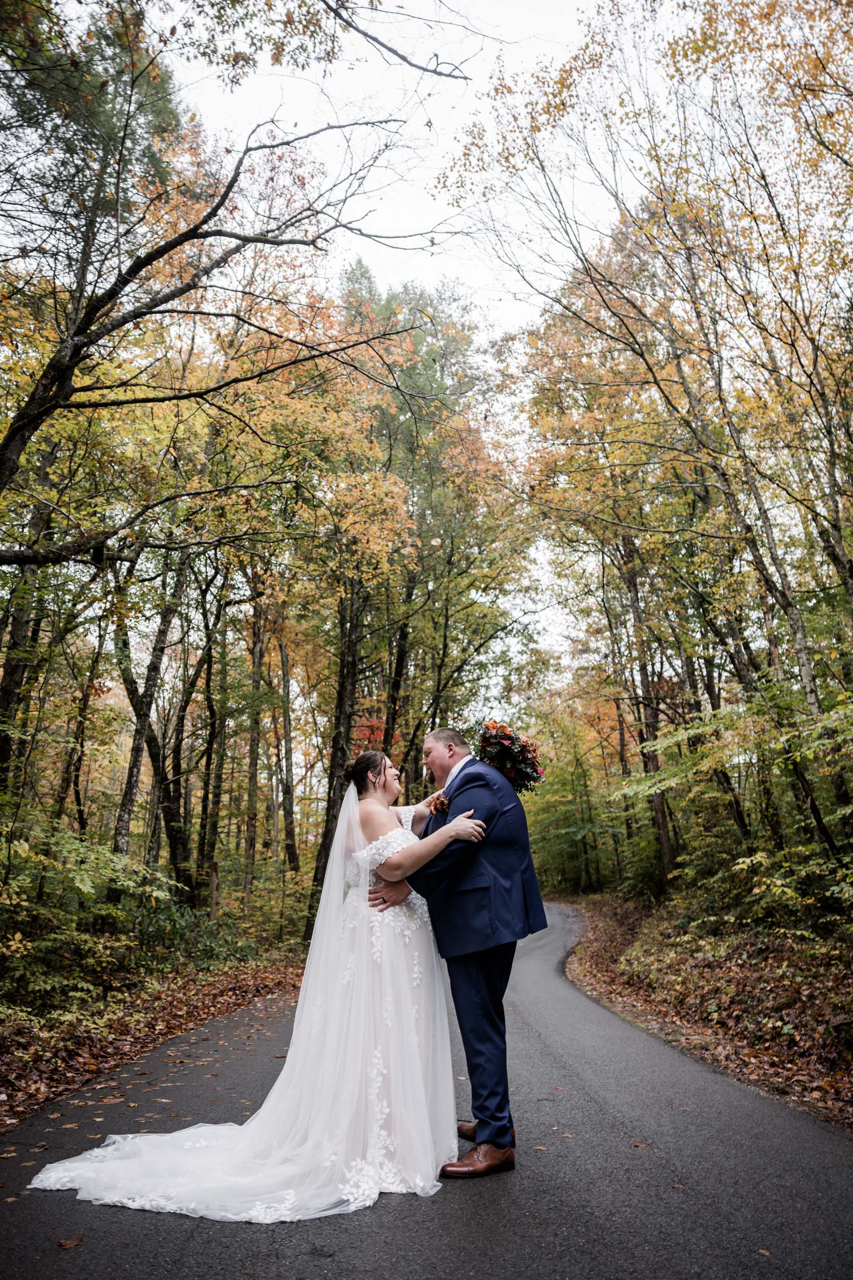 Fall Smoky Mountain Wedding Photography 