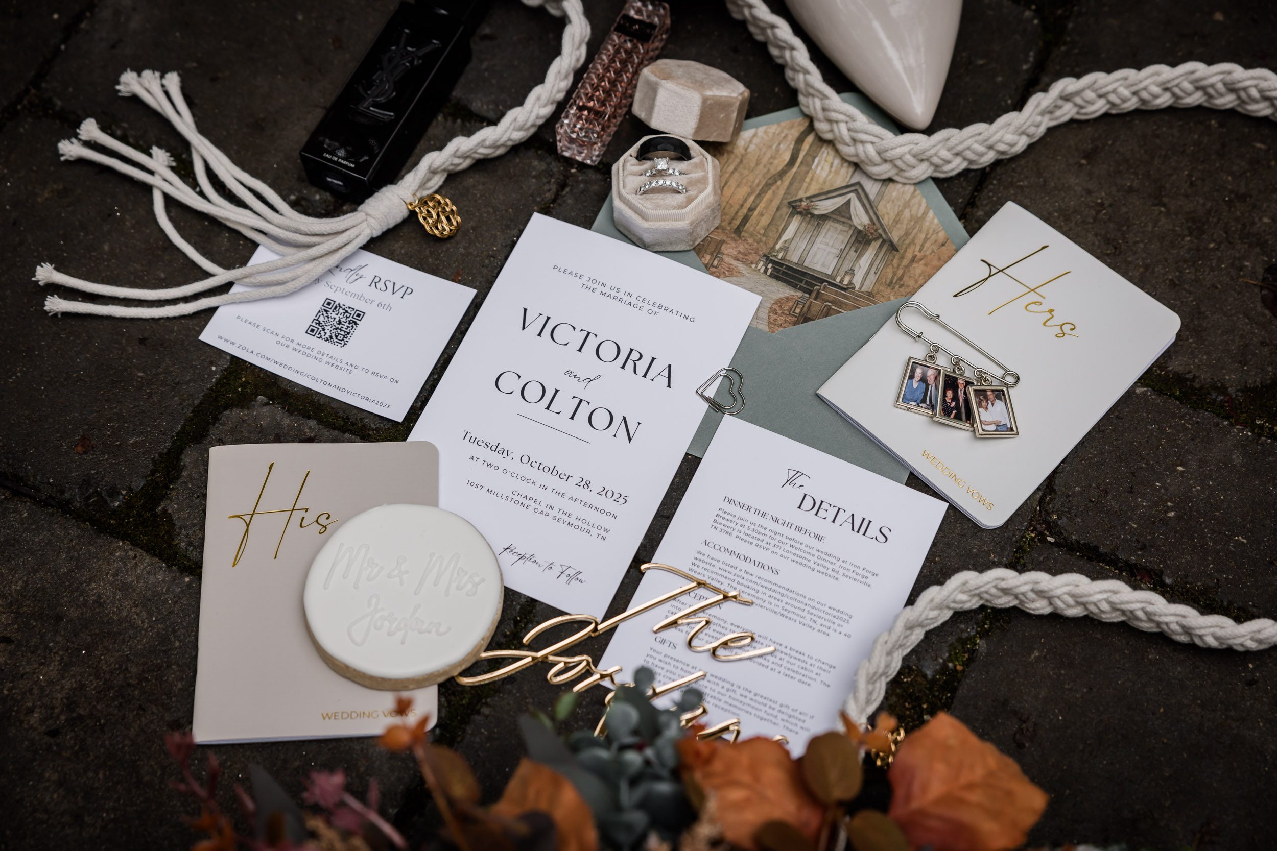 Wedding Vow Books, Wedding Invitations, Handfasting Cord 