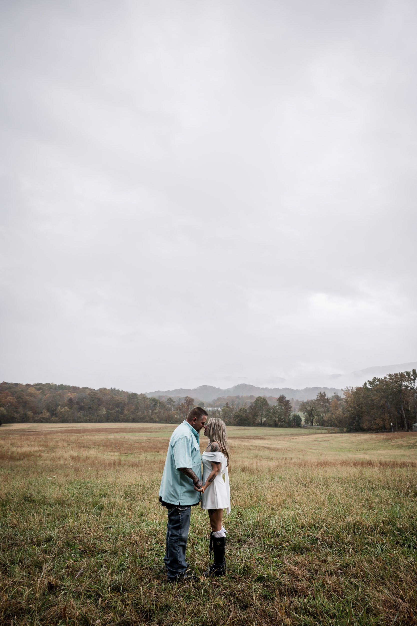 Smoky Mountain Bride and Groom 