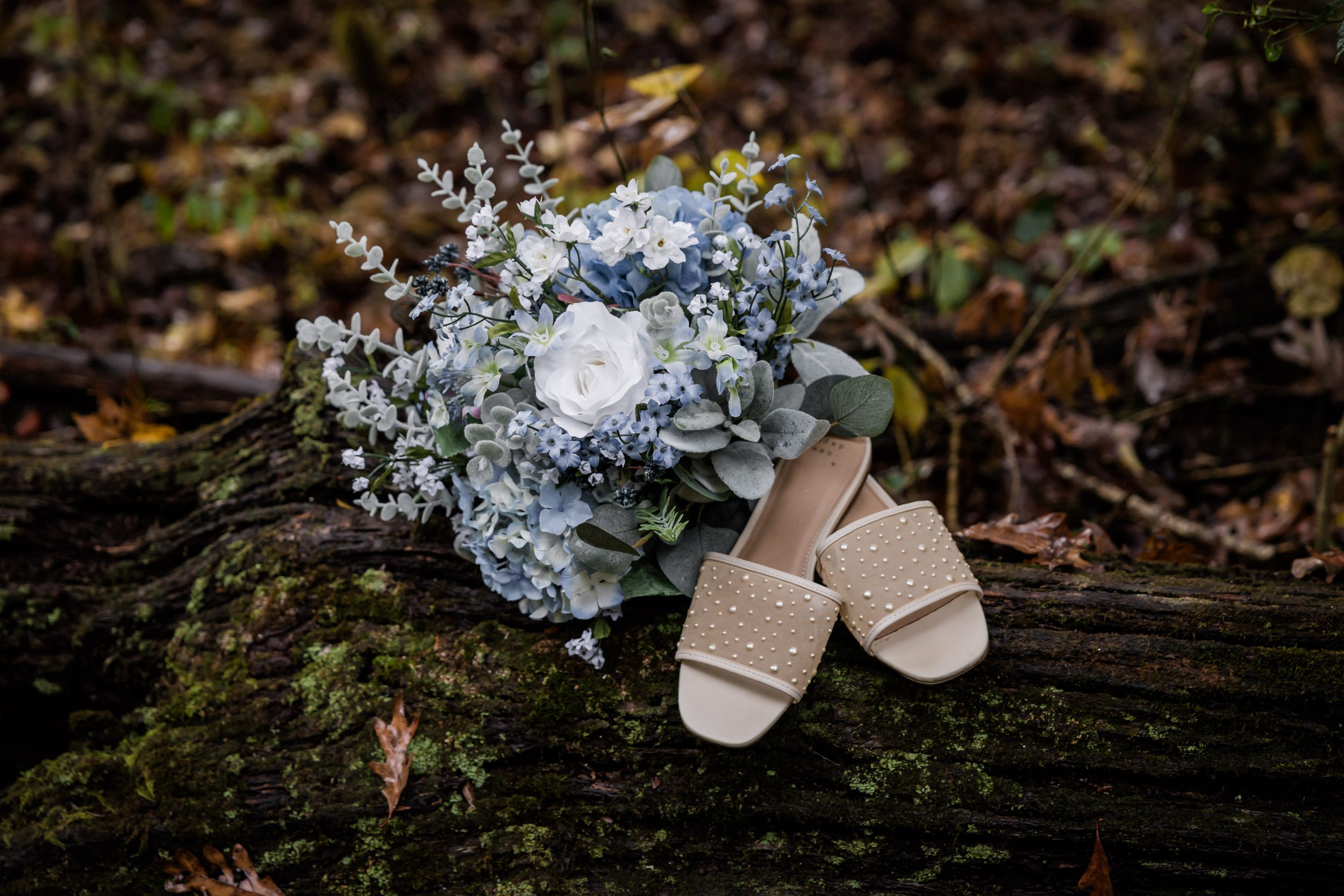 Wedding Bouquet and Wedding Shoes 