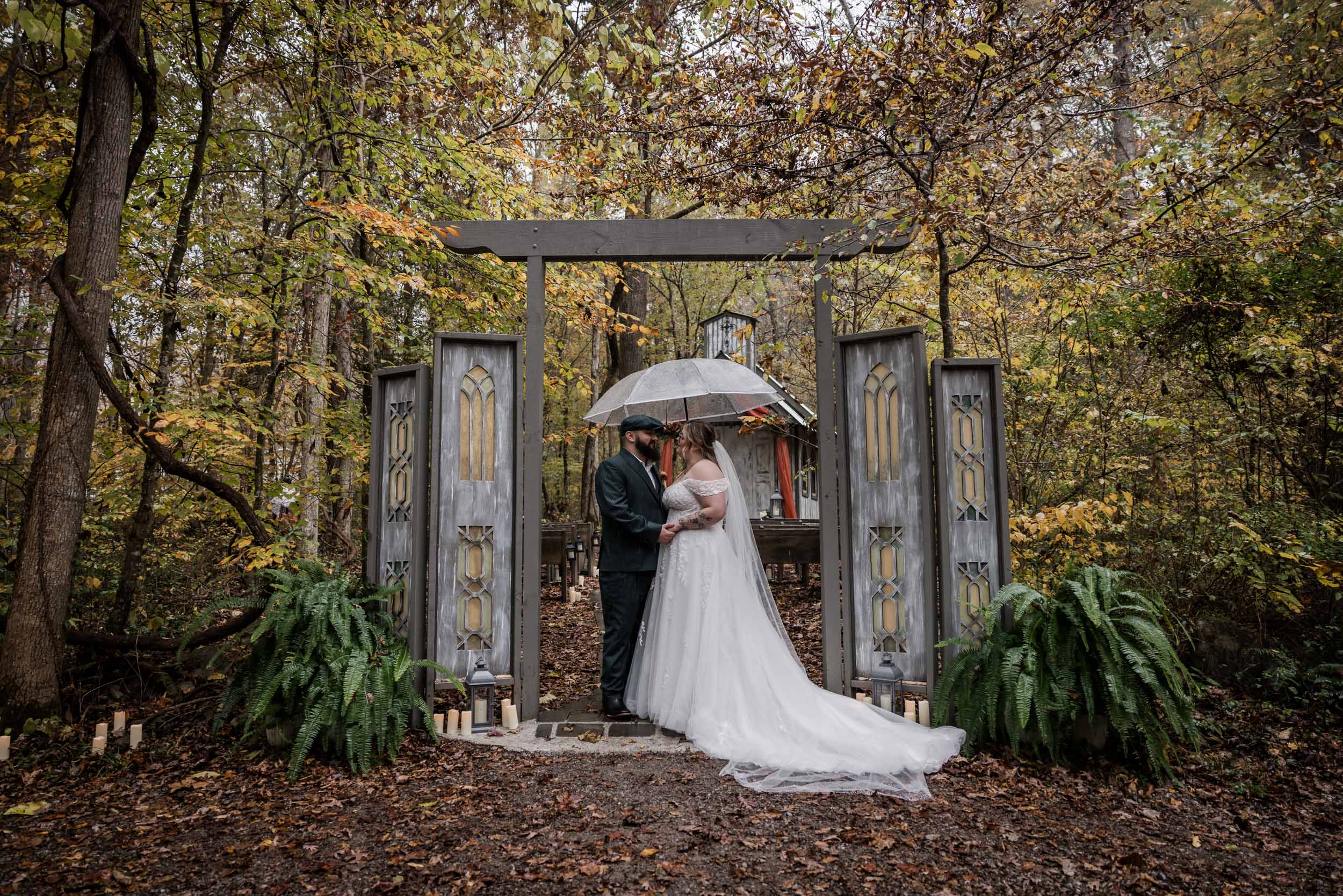 Rainy Day Wedding Photos
