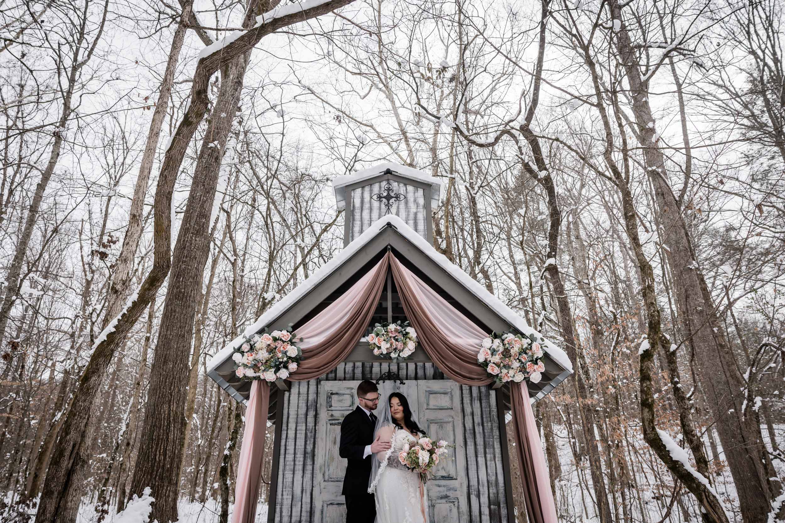 Snowy Smoky Mountain Elopement 