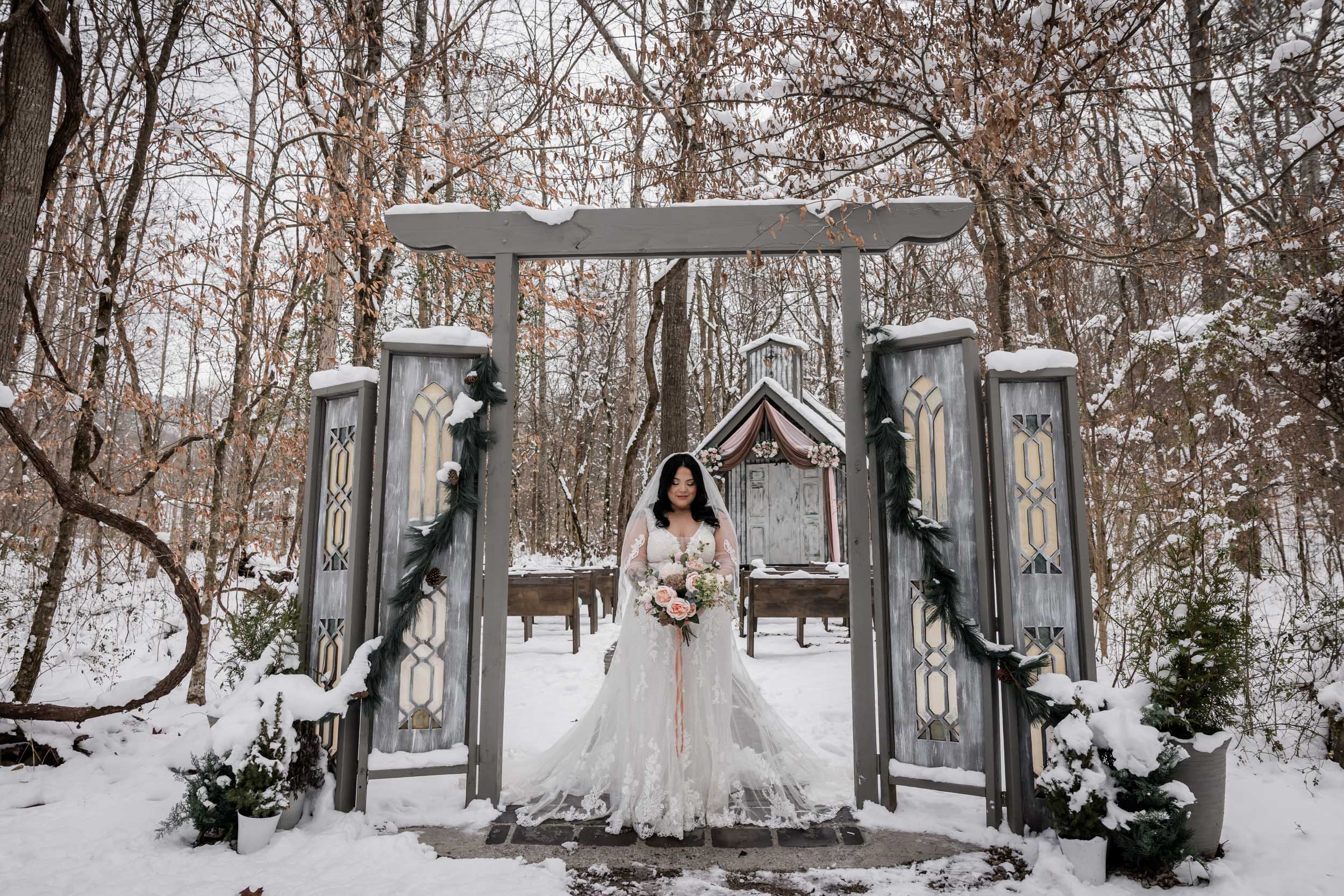Winter Bridal Photography 