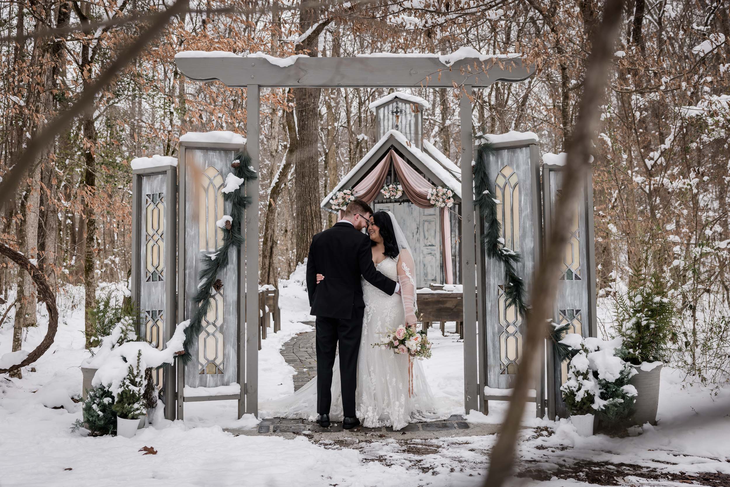 Snowy Smoky Mountain Elopement 