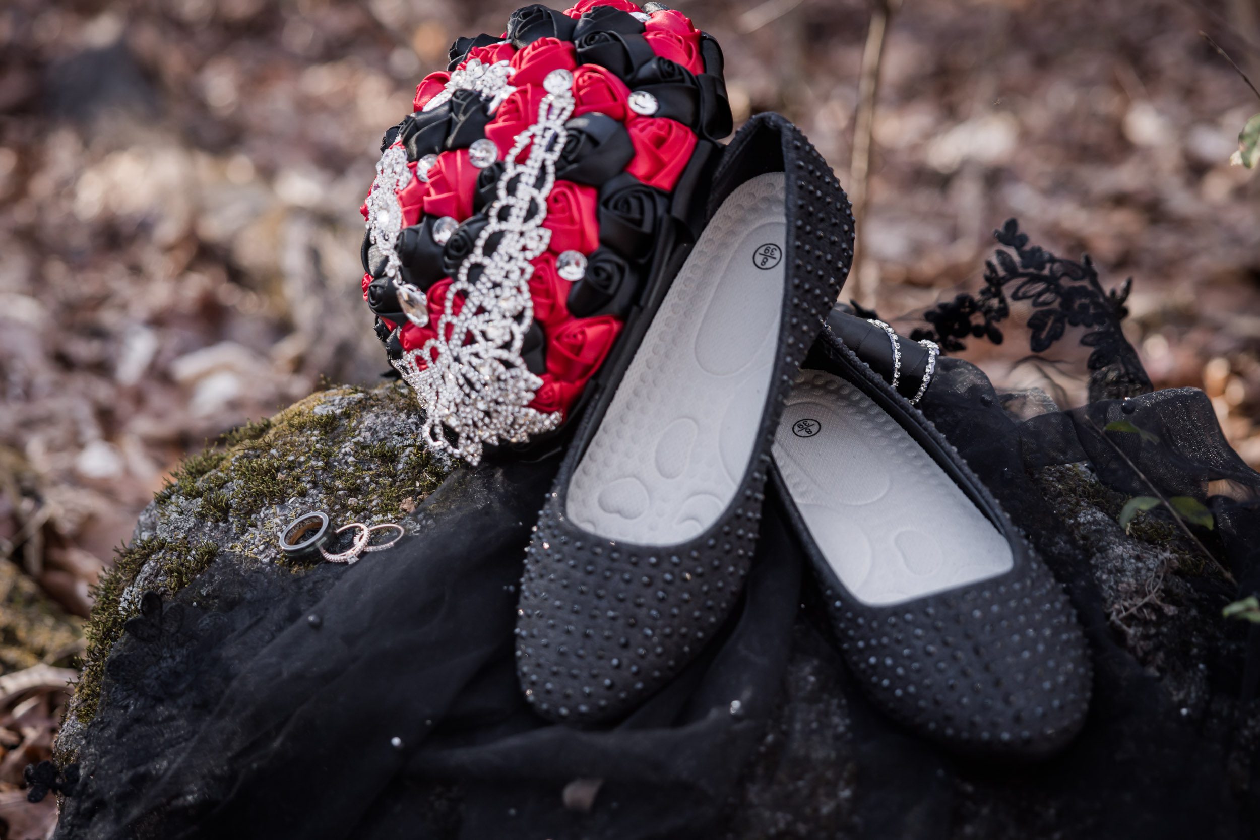 Wedding Bouquet, Wedding Shoes, Wedding Rings 