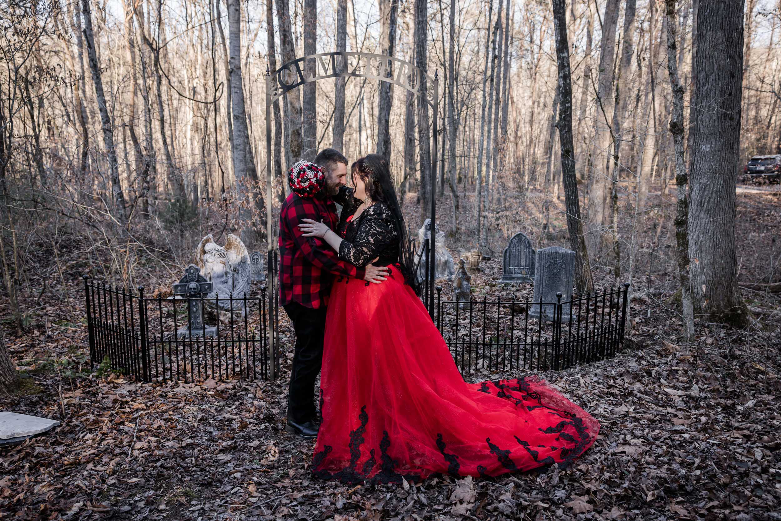 Cemetery Wedding Photo Ideas