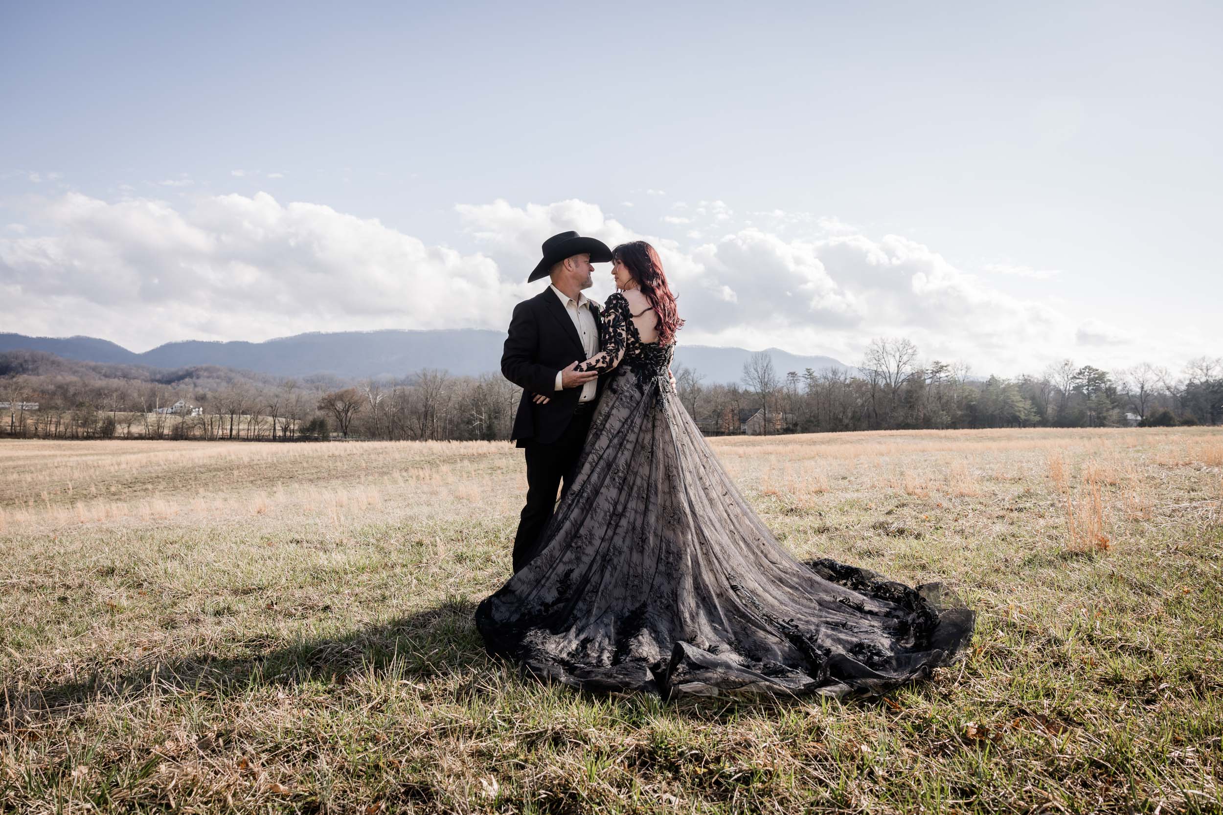 Dark Smoky Mountain Elopement 