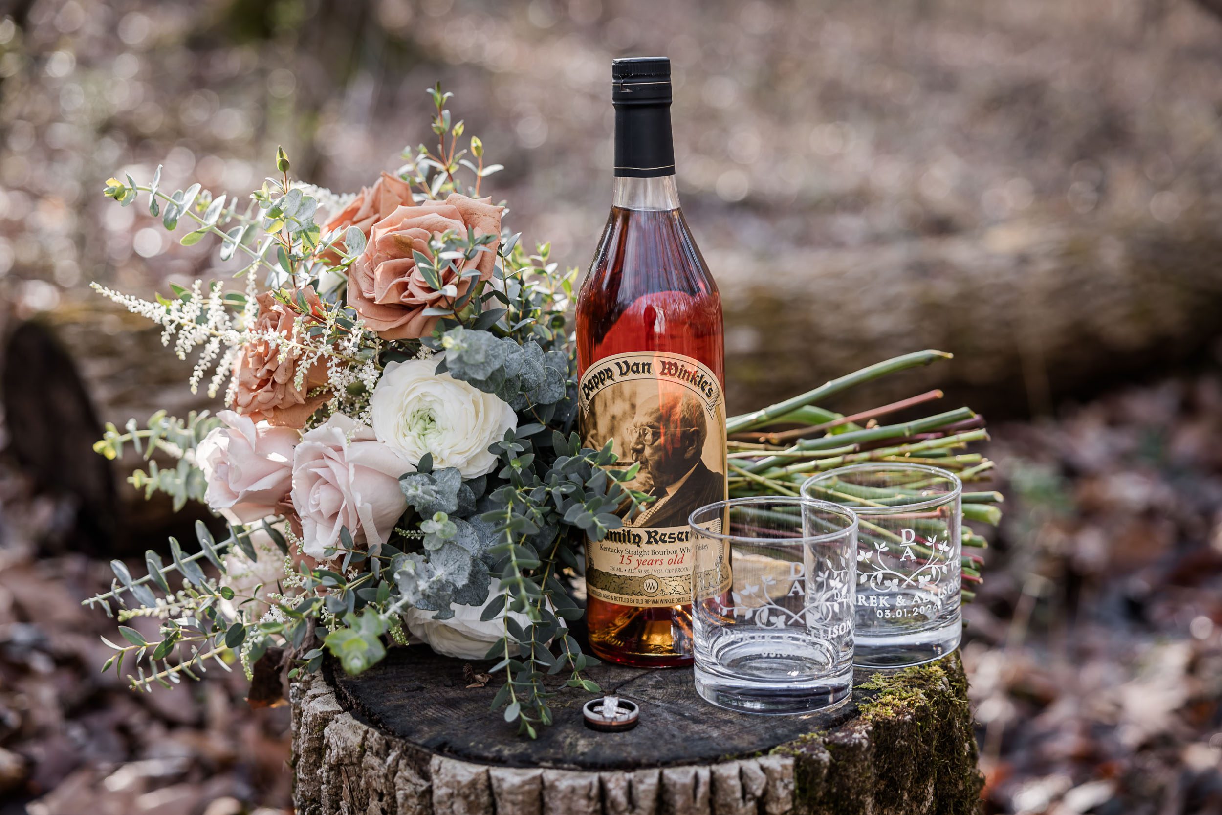 Wedding Toast, Wedding Bouquet, Wedding Rings 