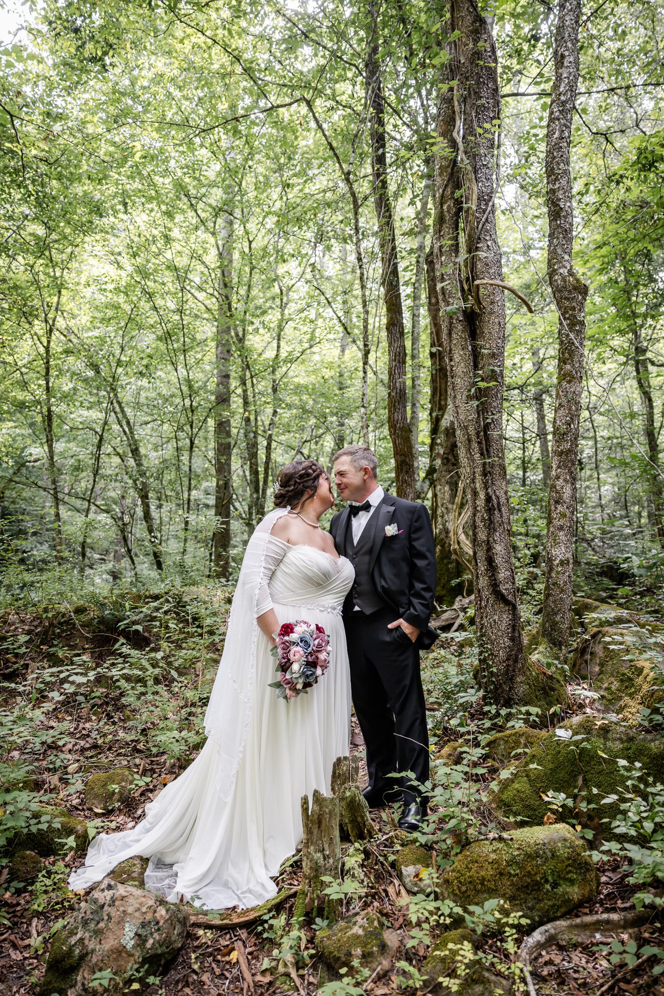simple elopement in the smoky mountains