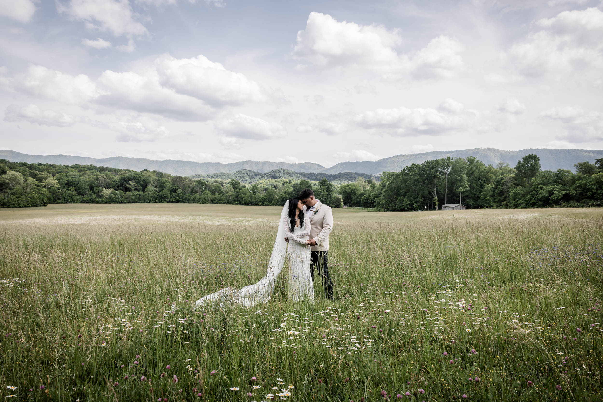 Country Spring Elopement 