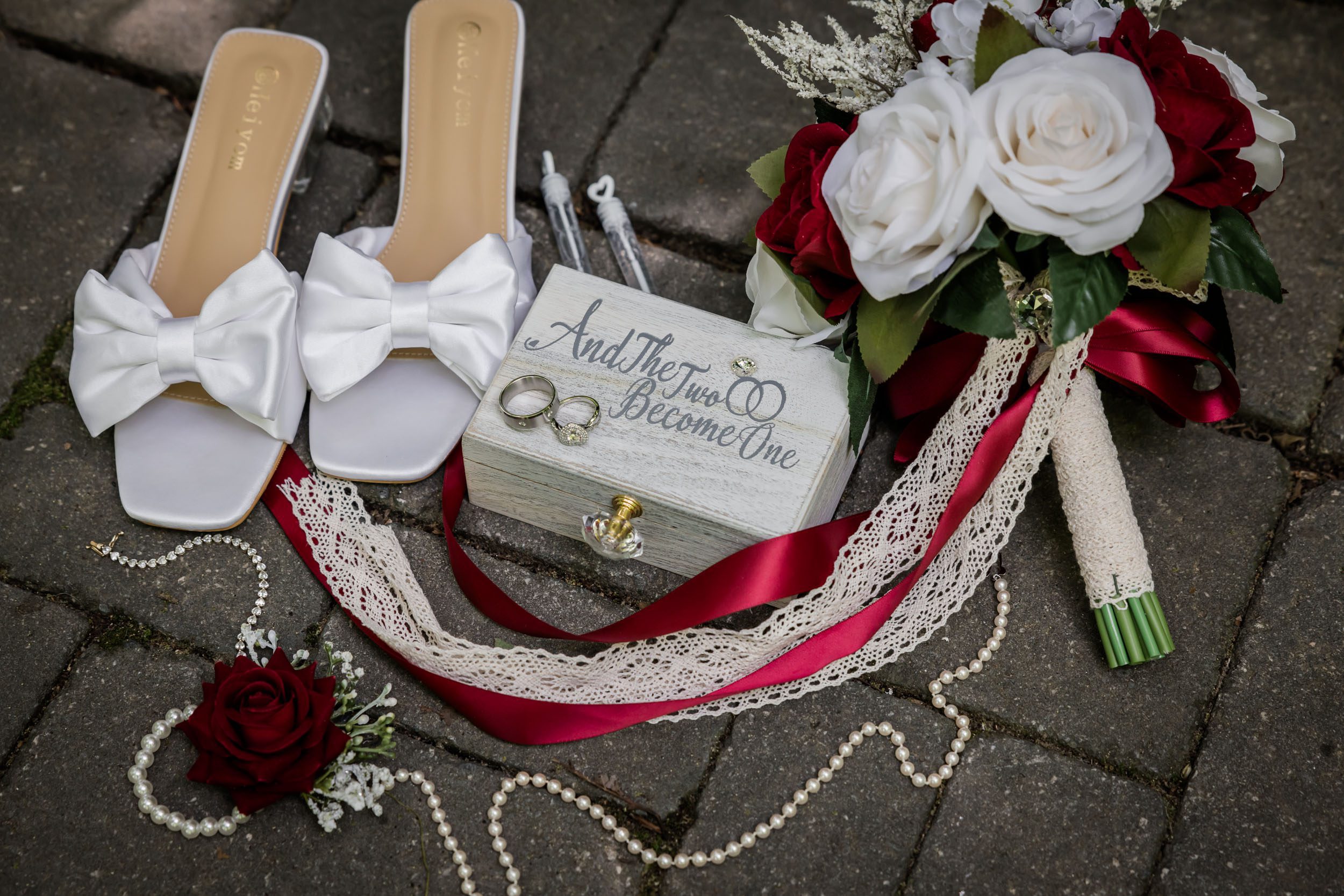 Wedding Rings, Wedding Shoes, Wedding Bouquet 
