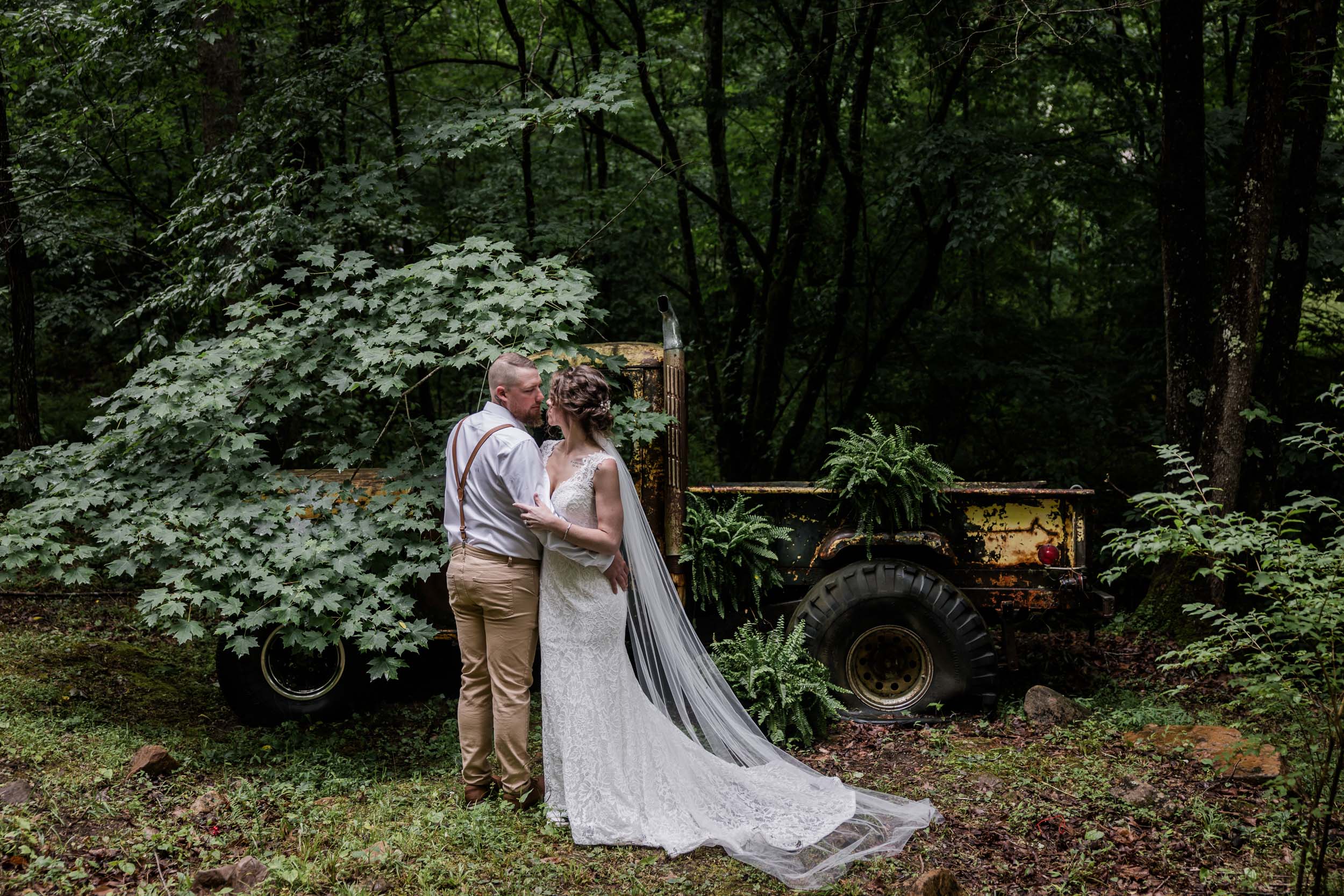 Jeep Truck Elopement Photography 