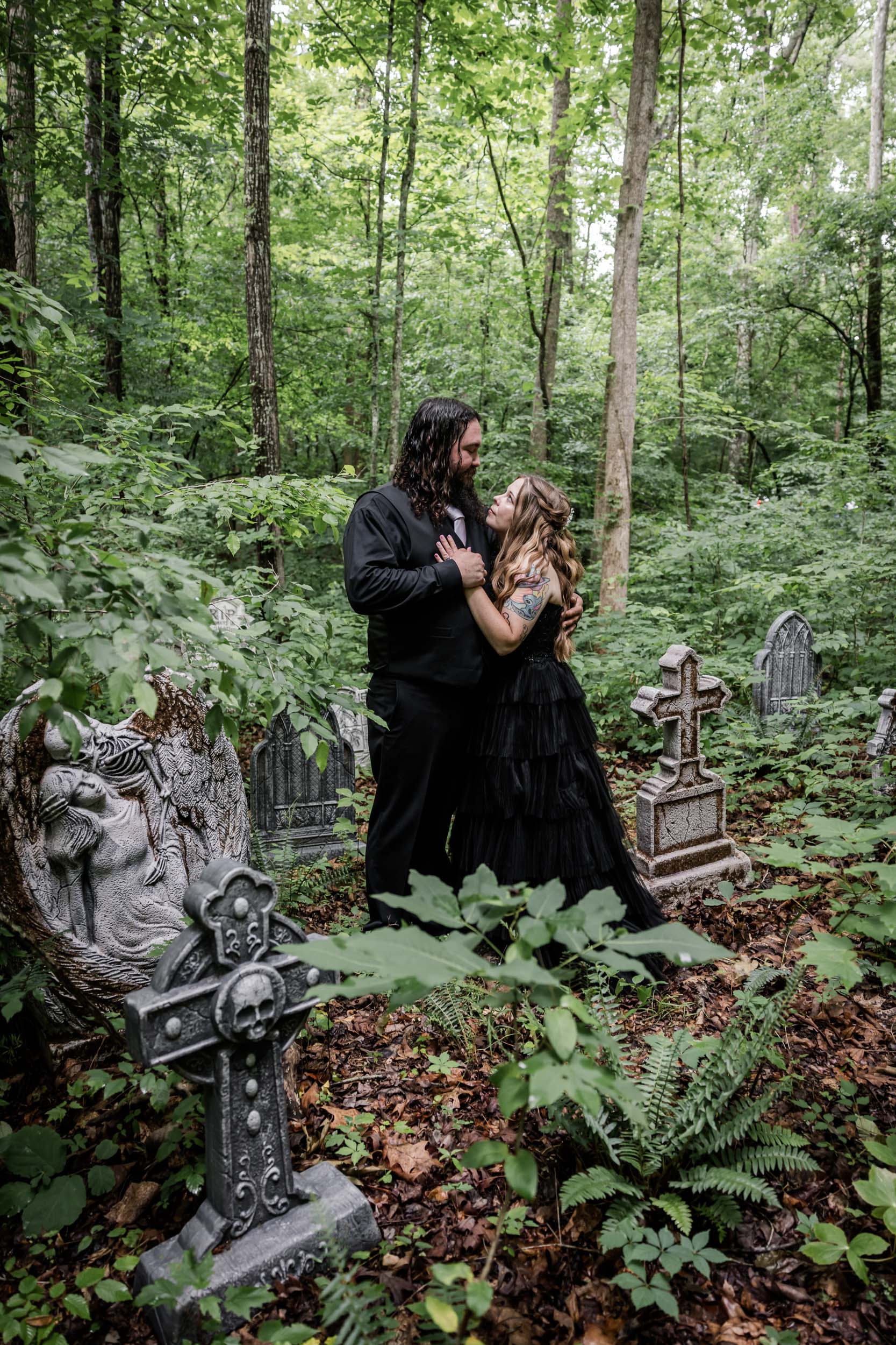Gothic Southern Spring Fairytale Wedding 