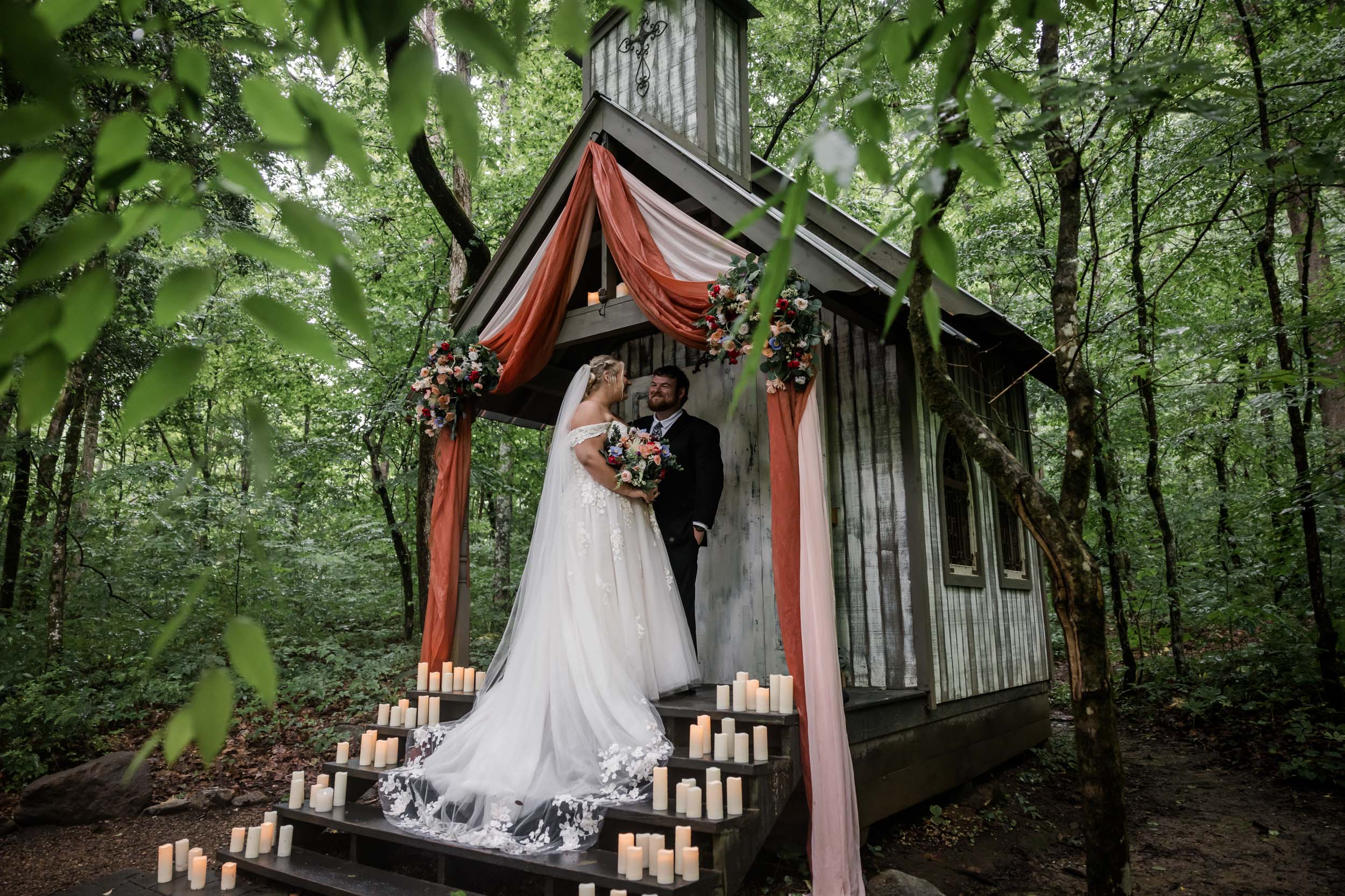 Rainy Smoky Mountain Elopement 