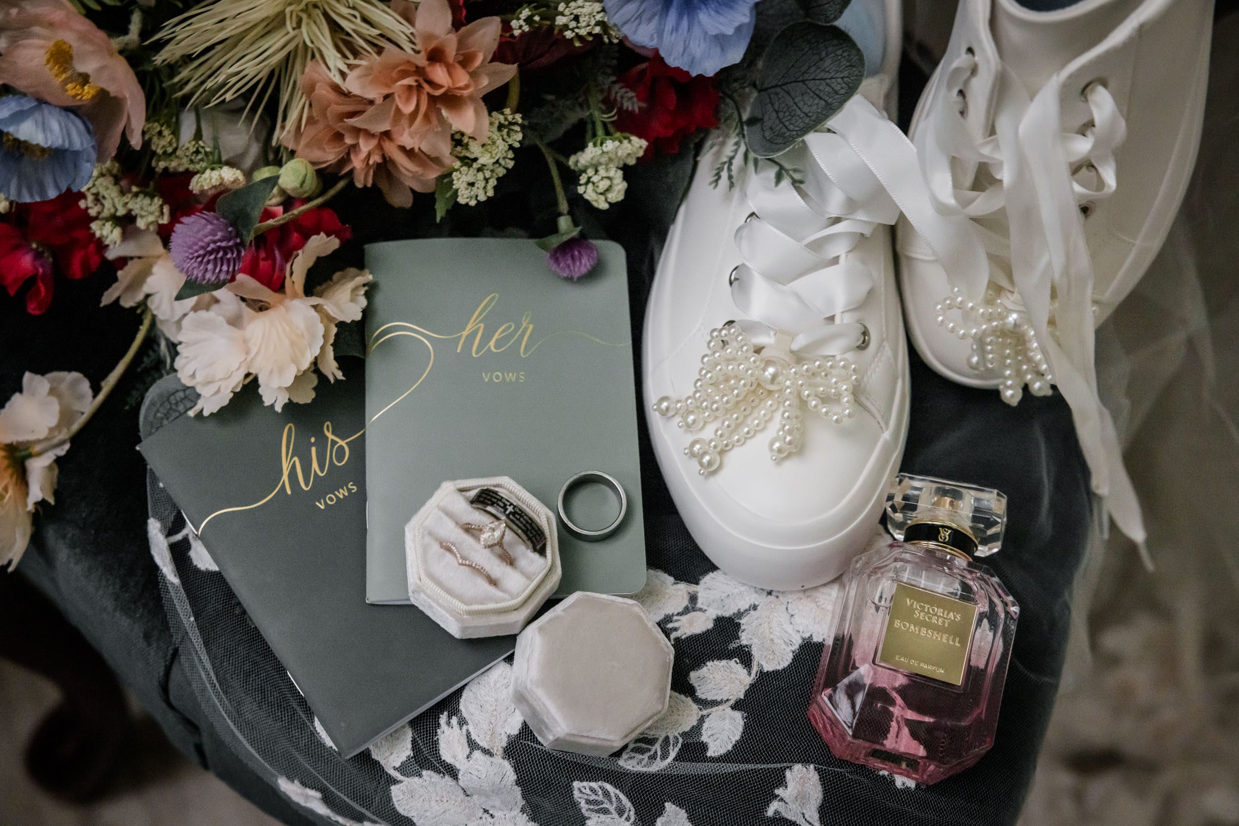 Wedding Rings, Wedding Shoes, Vow Books 