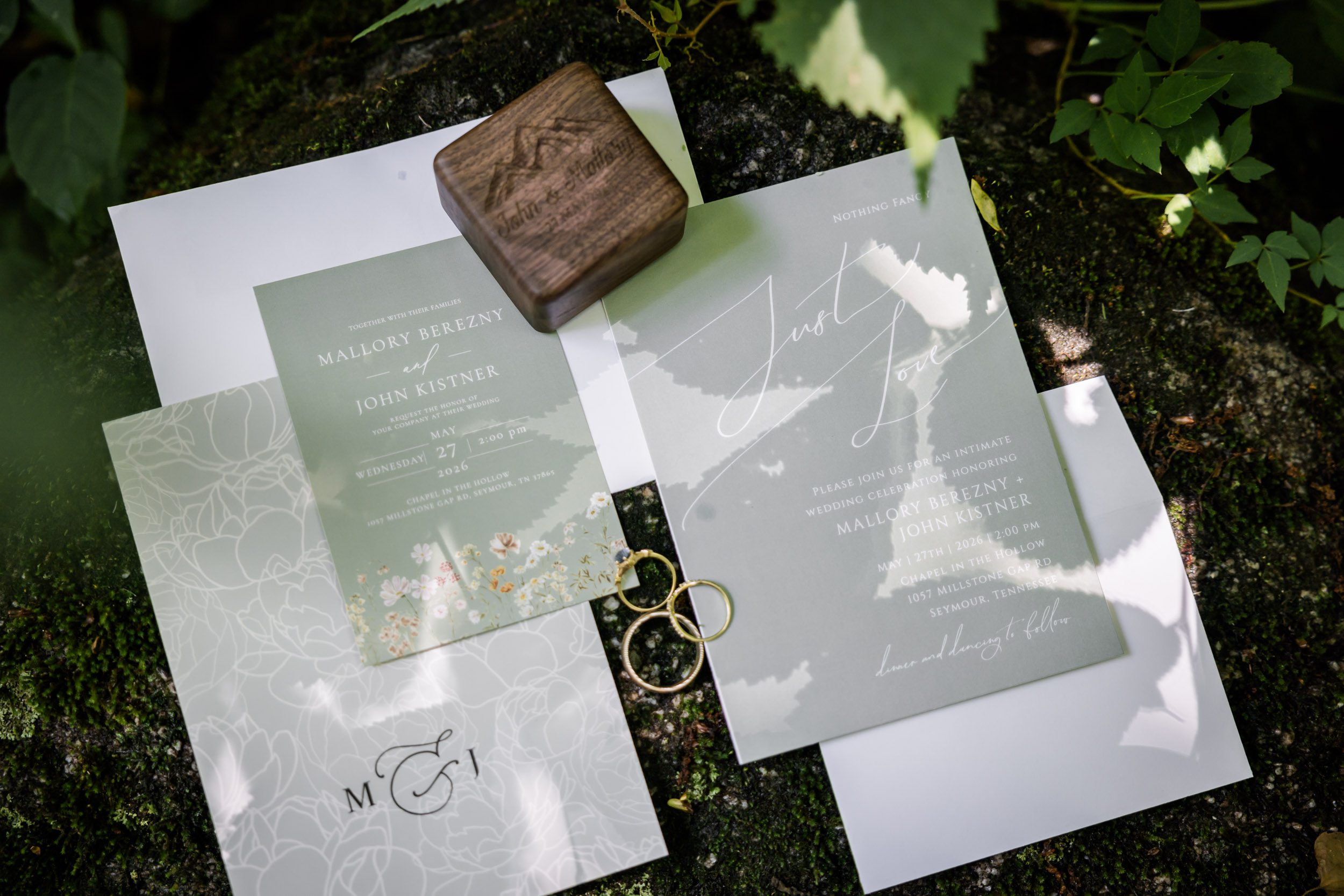 Wedding Invitations and Wedding Rings 