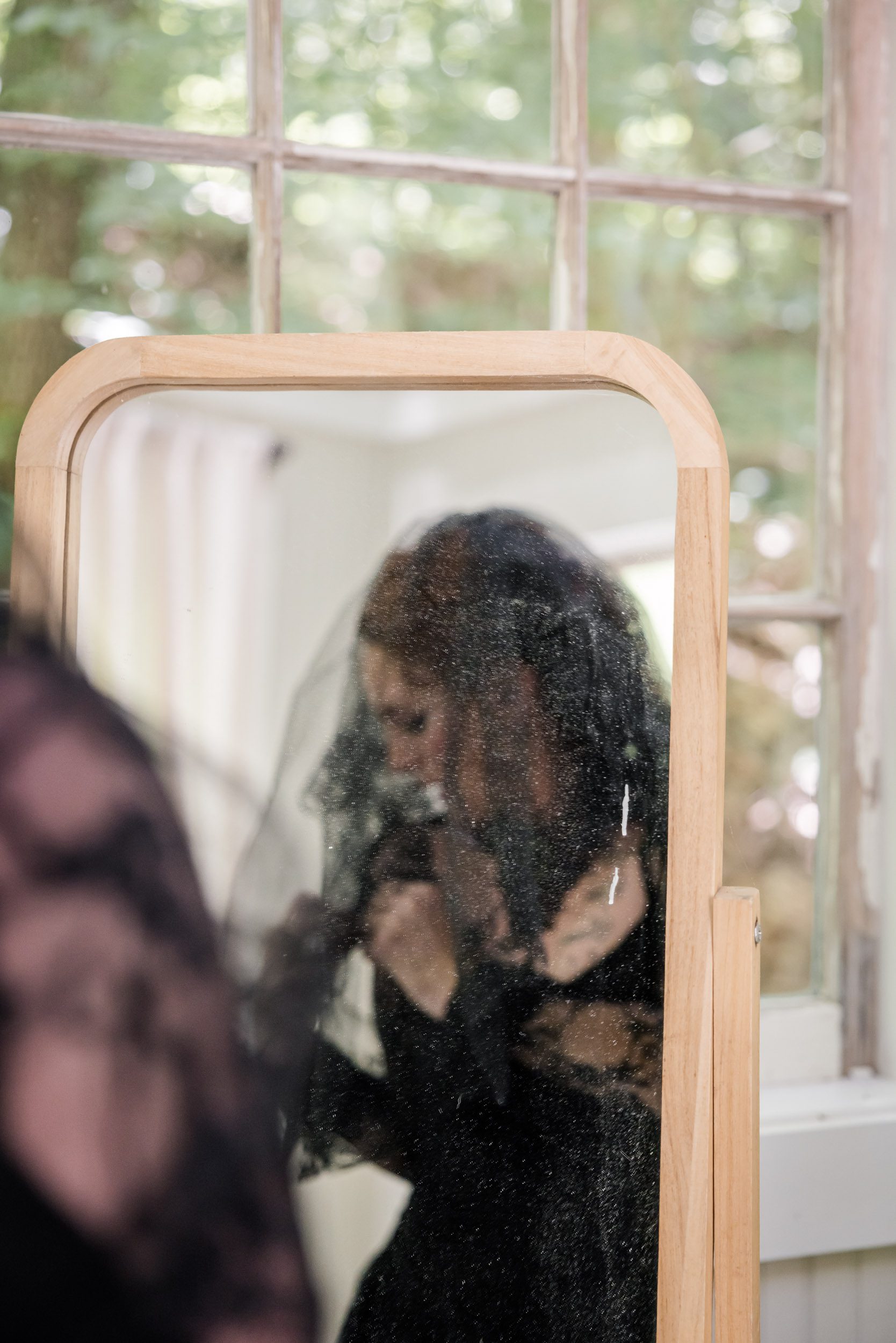 Black Wedding Dress and Veil 