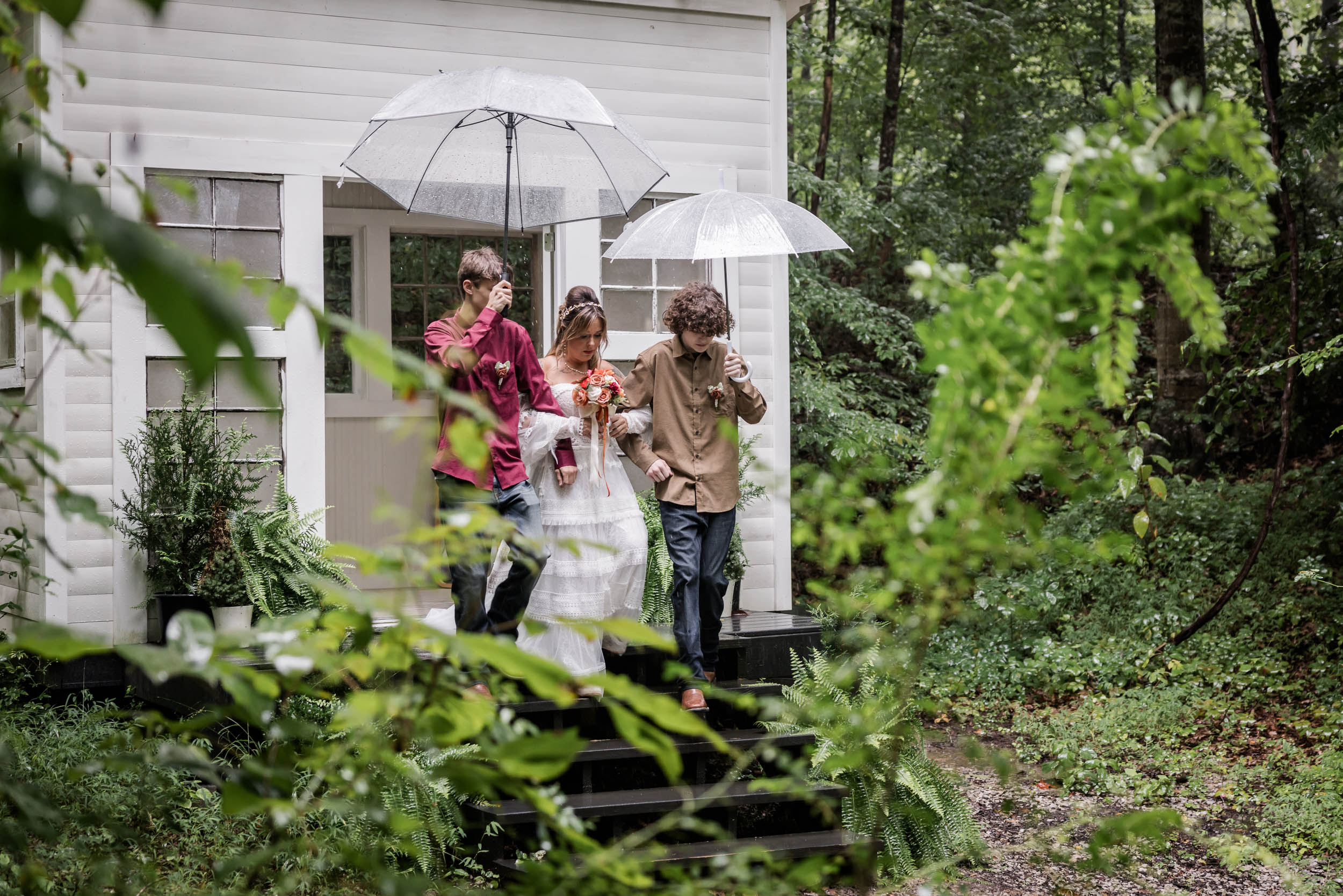Rainy August Wedding 