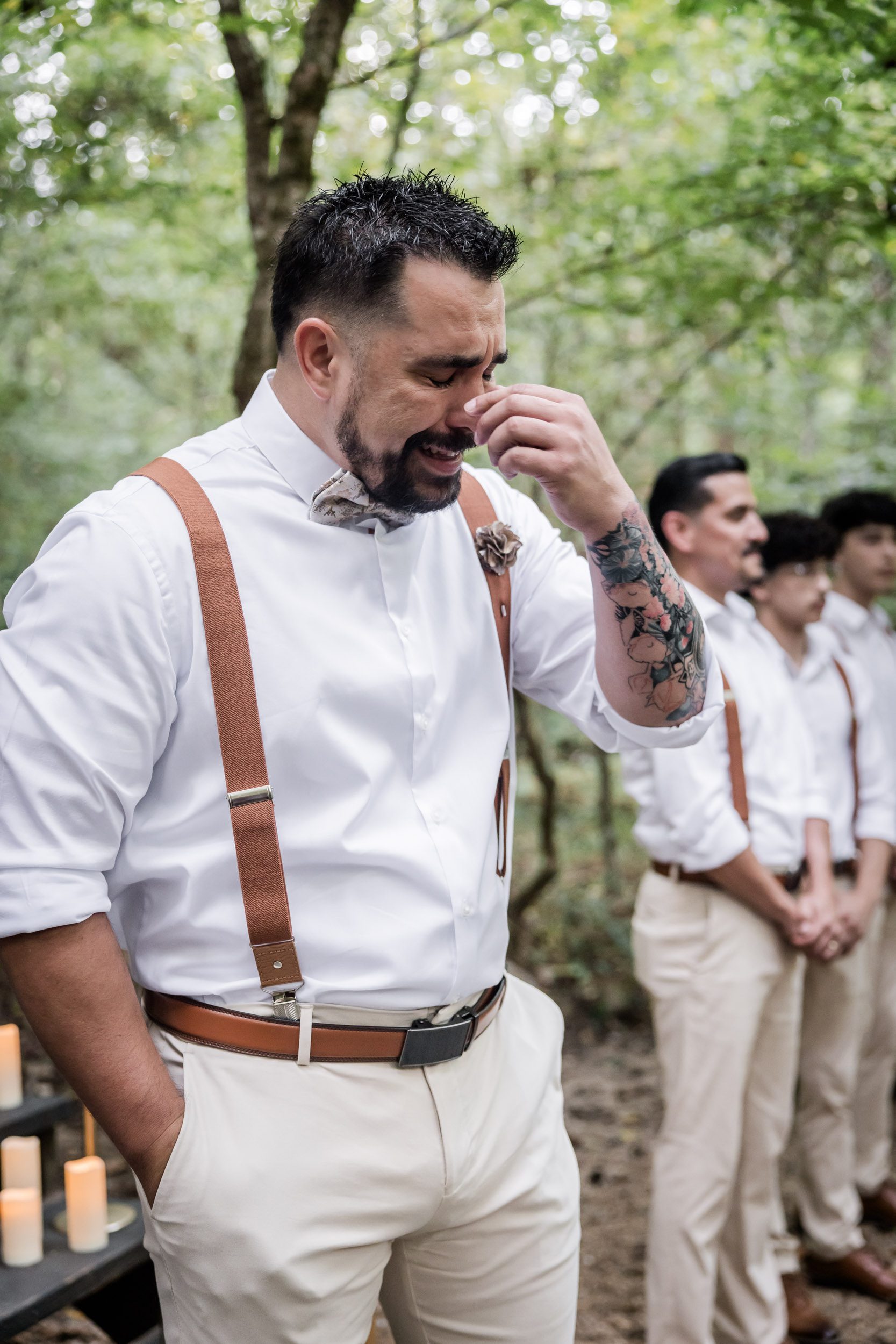 First Look Groom