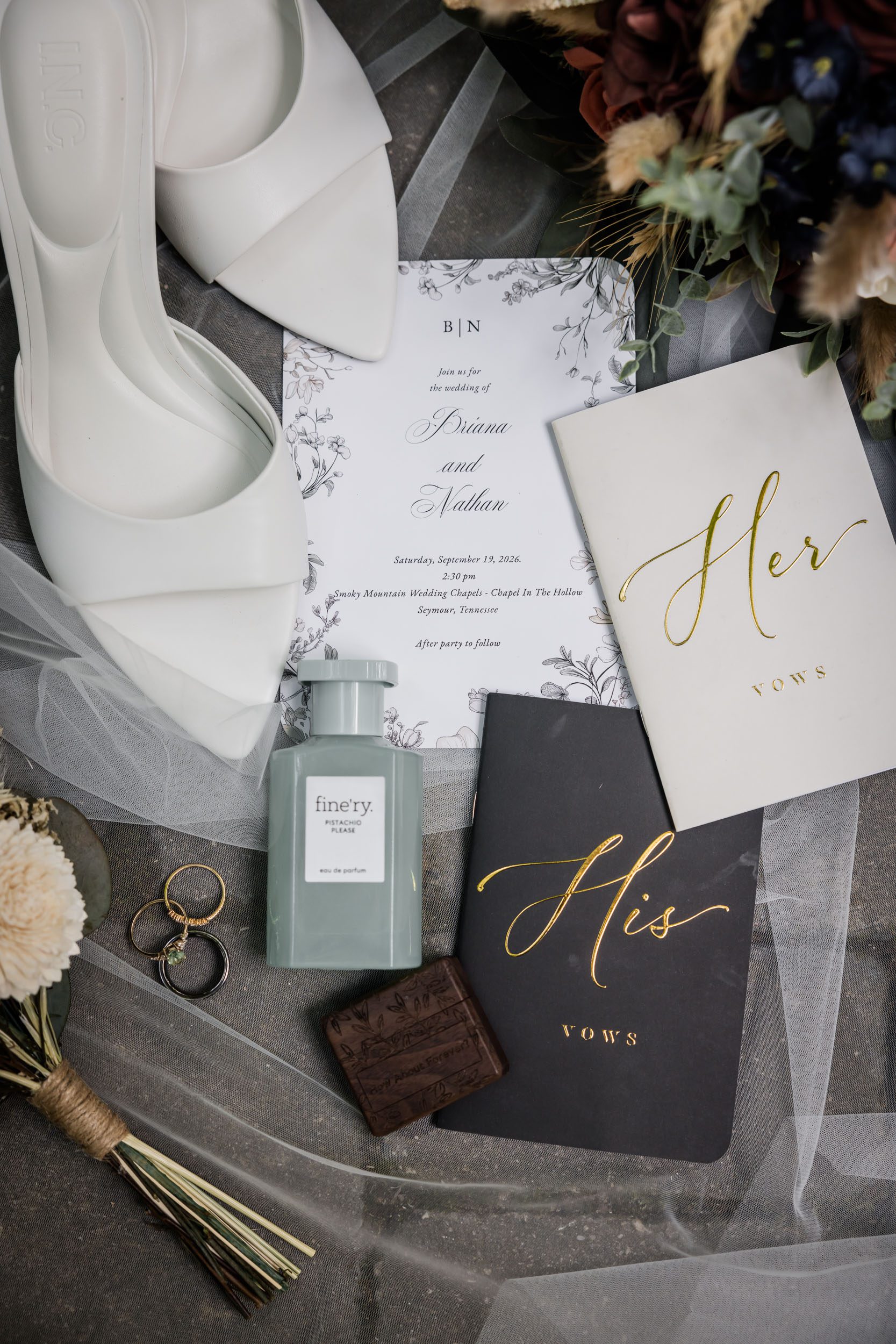 Vow Books, Wedding Rings, Wedding Invitations